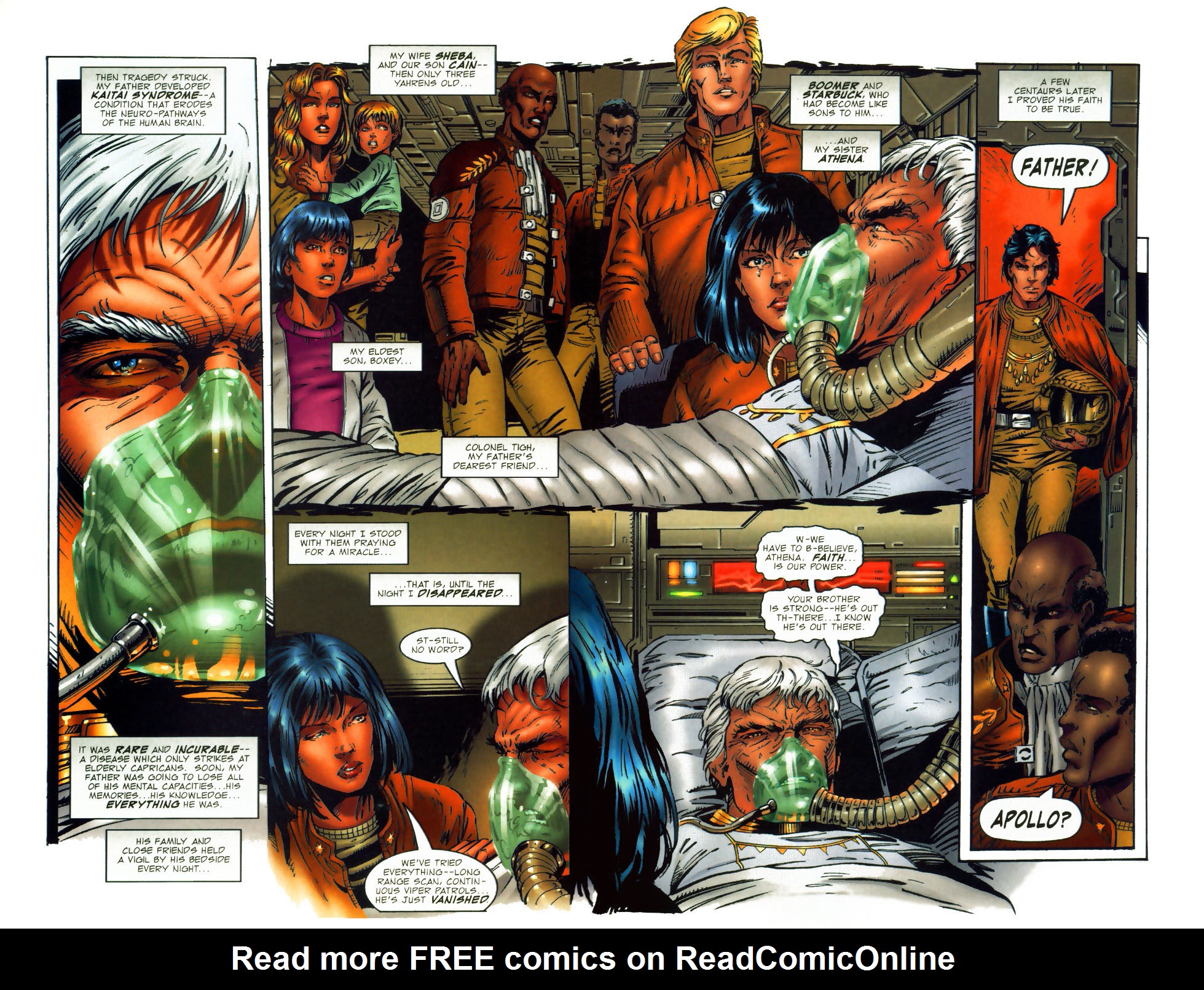 Read online Battlestar Galactica (1995) comic -  Issue #1 - 4