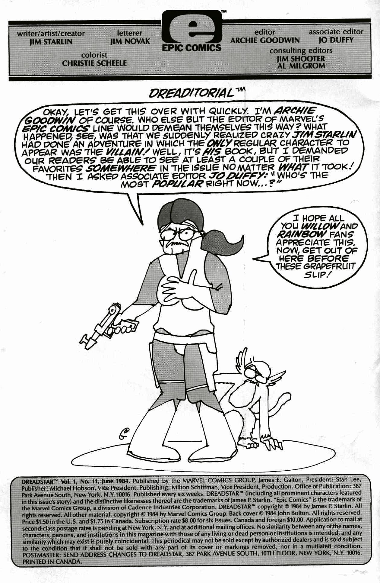 Read online Dreadstar comic -  Issue #11 - 2