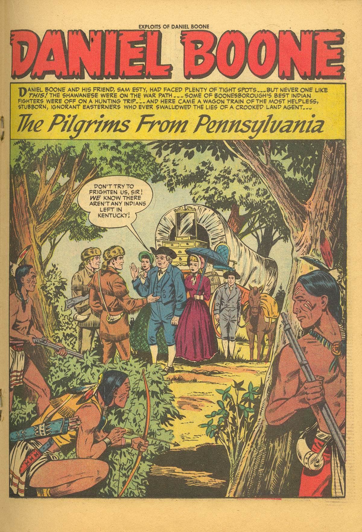 Read online Exploits of Daniel Boone comic -  Issue #4 - 19