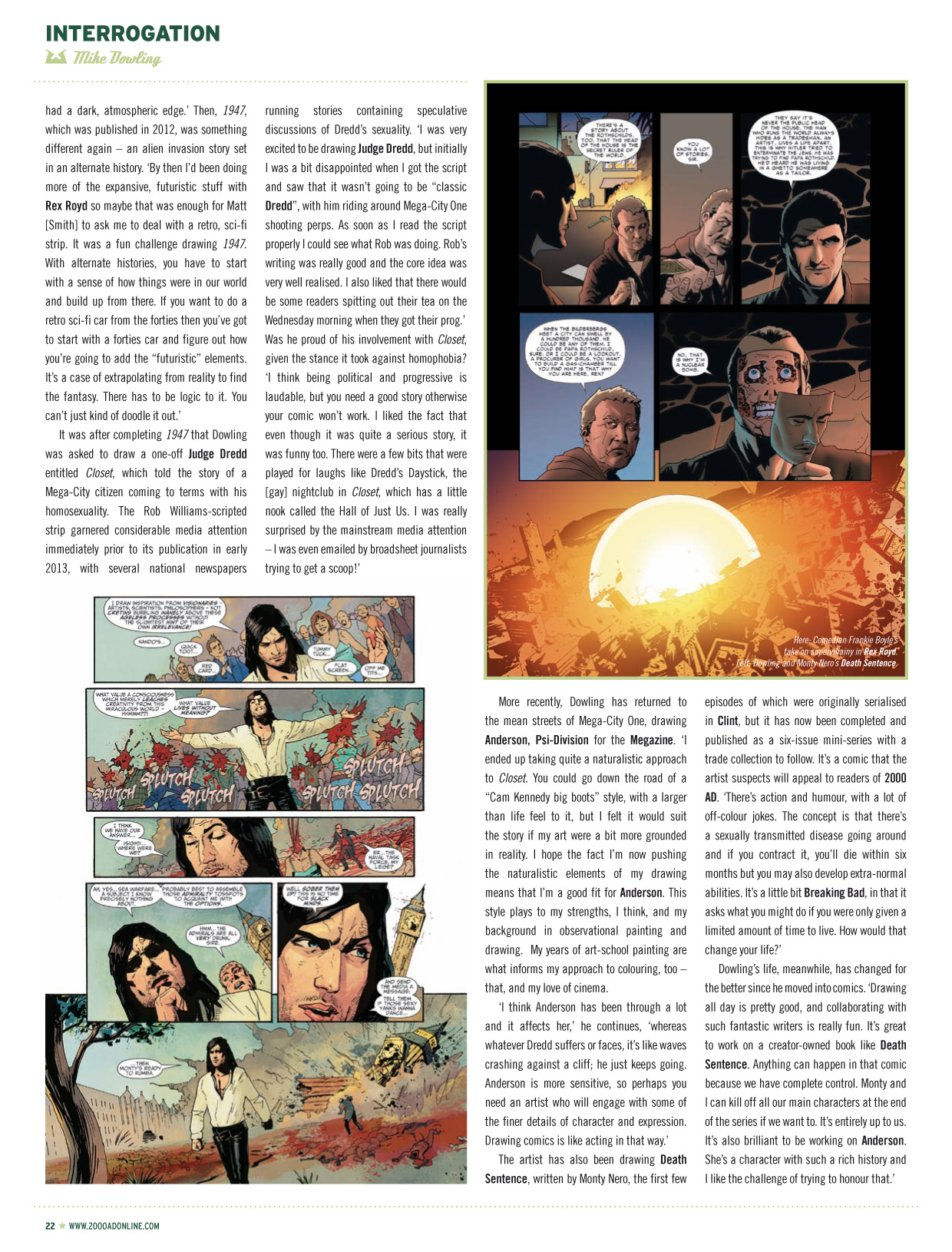 Read online Judge Dredd Megazine (Vol. 5) comic -  Issue #347 - 22