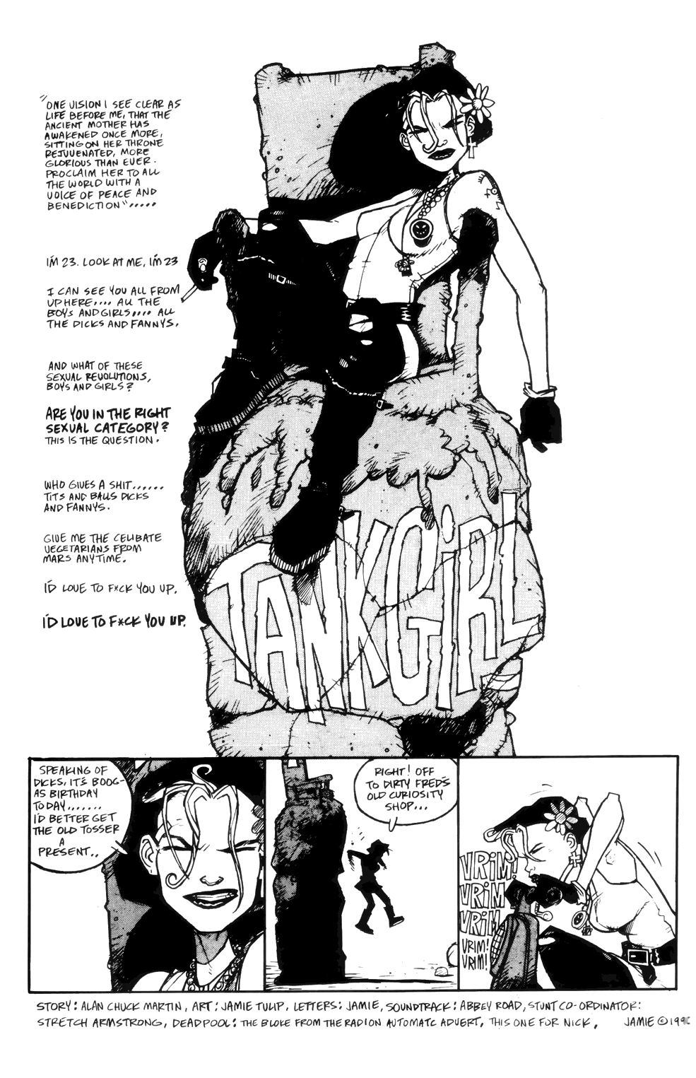 Read online Tank Girl (1991) comic -  Issue #4 - 15