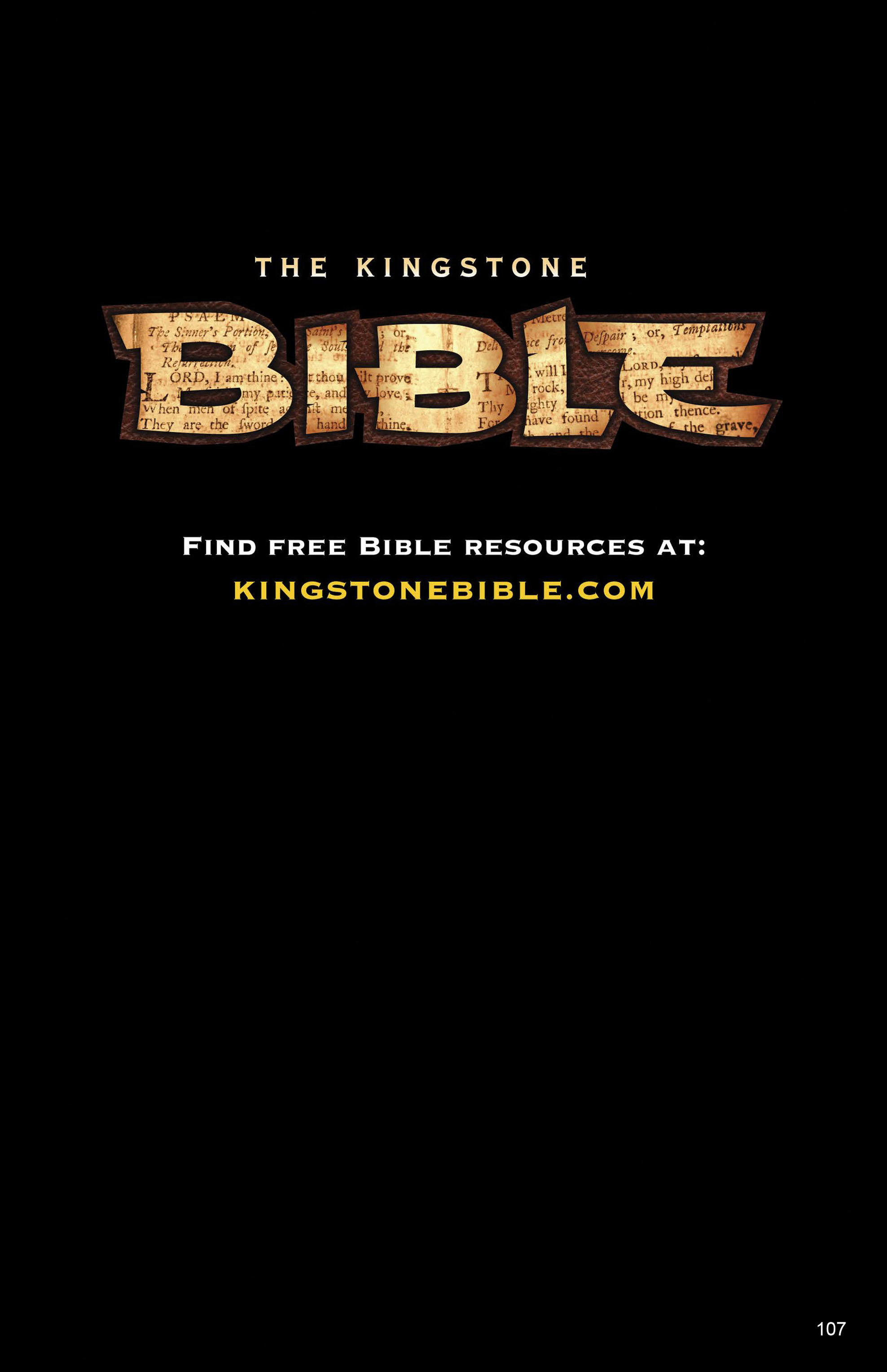 Read online The Kingstone Bible comic -  Issue #11 - 110