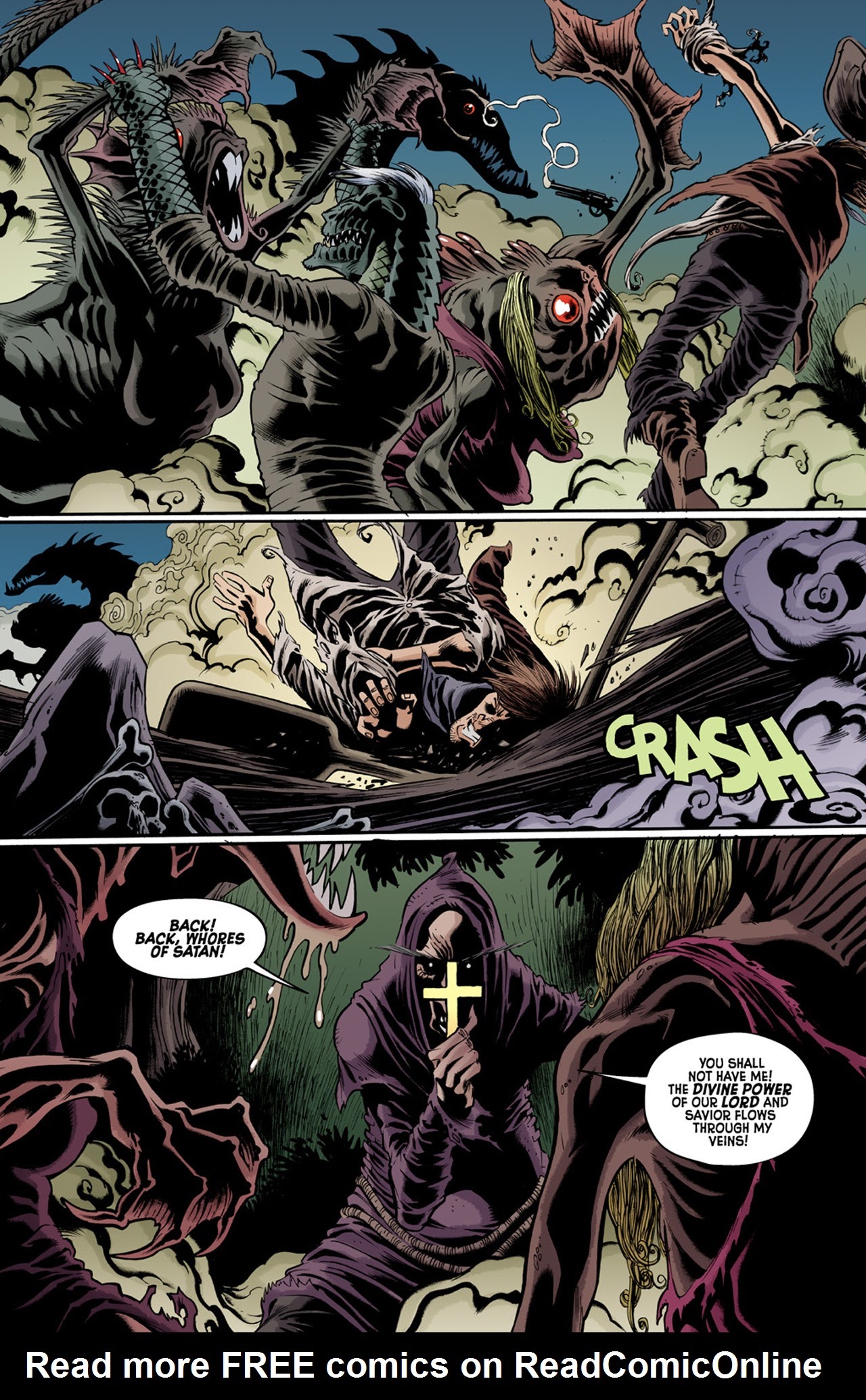 Read online Billy the Kid's Old Timey Oddities and the Orm of Loch Ness comic -  Issue #3 - 18