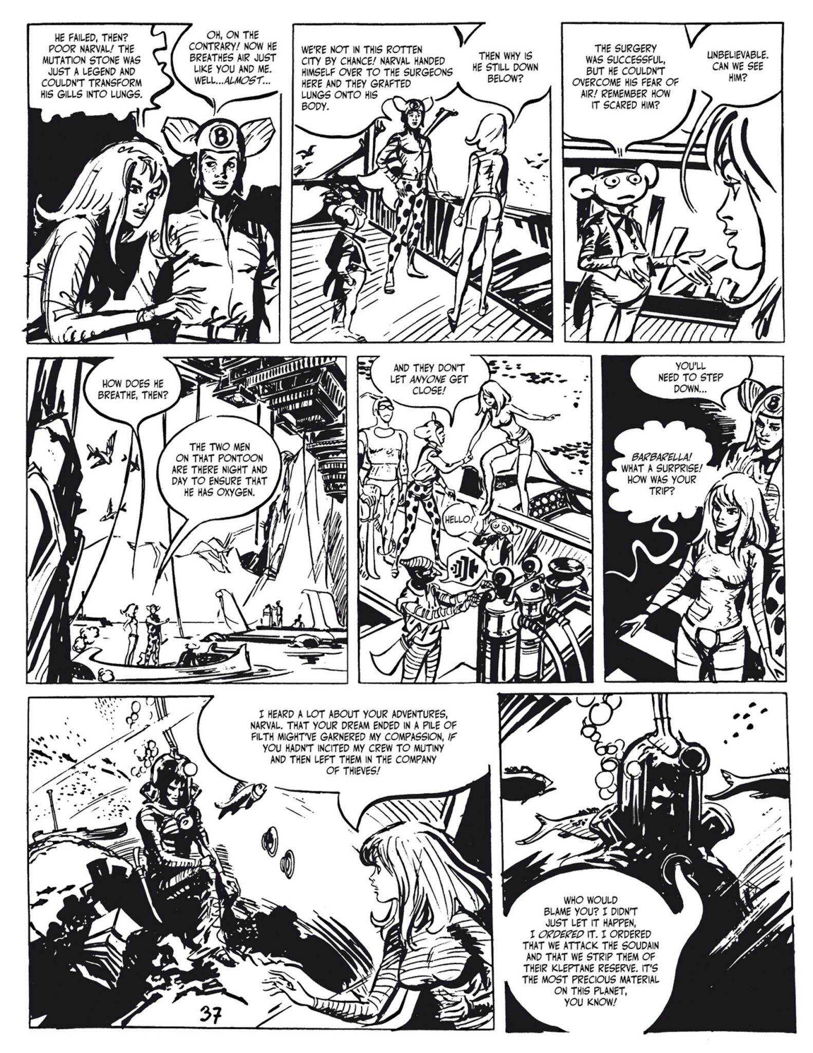 Read online Barbarella and The Wrath of the Minute-Eater comic -  Issue # TPB - 42