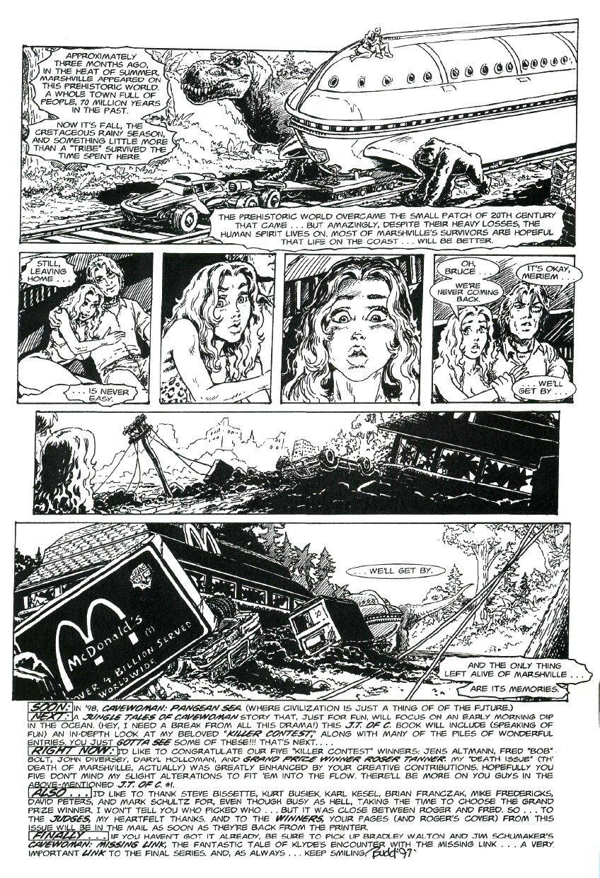 Read online Cavewoman: Rain comic -  Issue #8 - 37