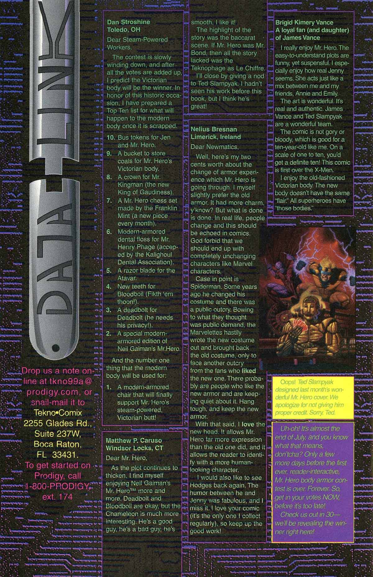 Read online Neil Gaiman's Mr. Hero - The Newmatic Man (1995) comic -  Issue #9 - 30