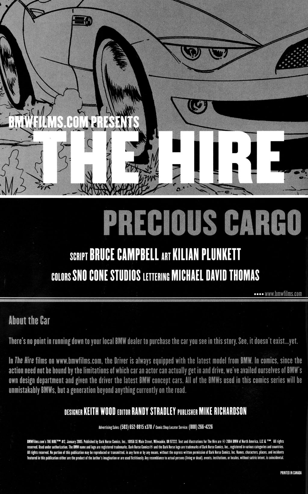 Read online BMWfilms.com's The Hire comic -  Issue #2 - 2