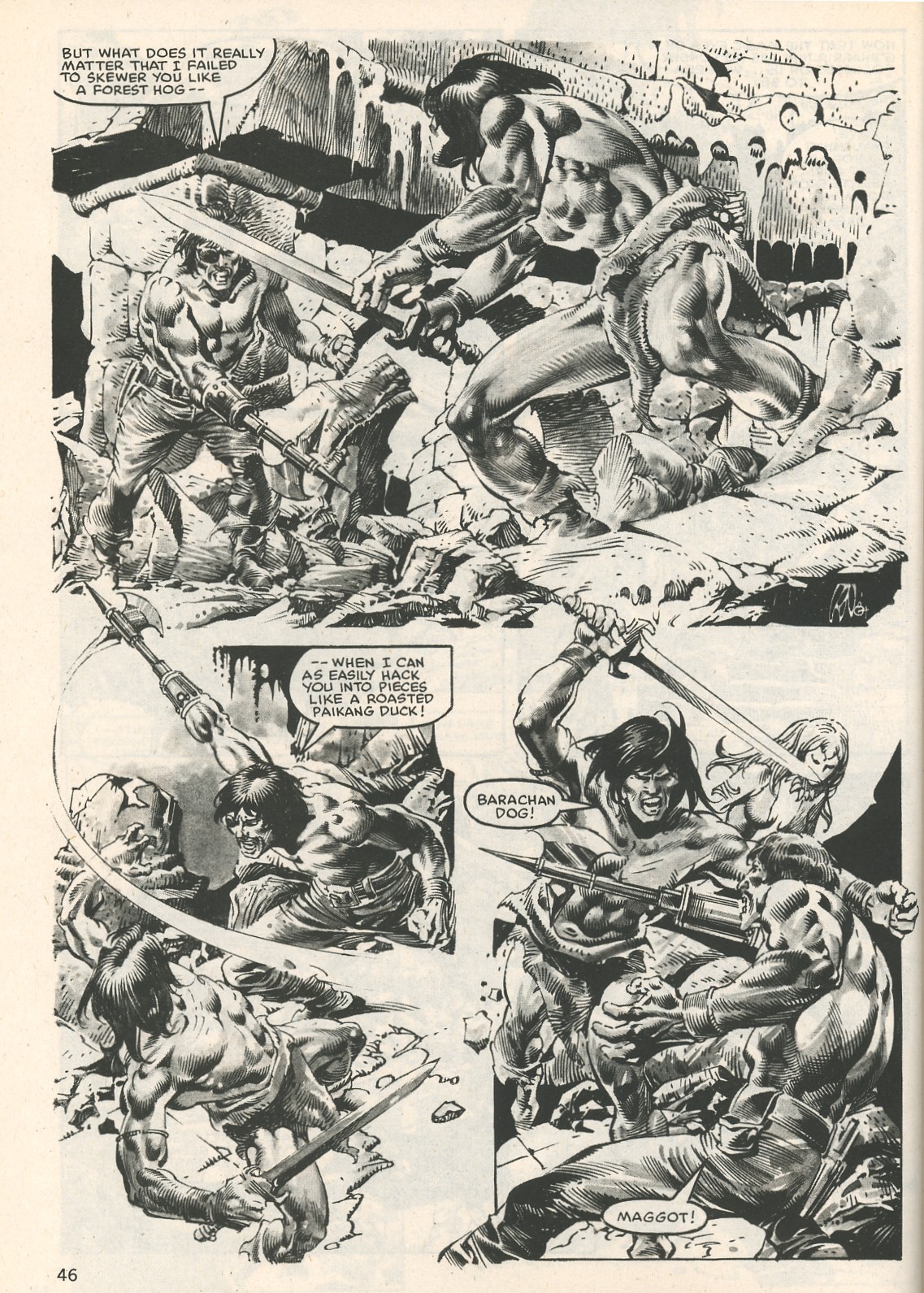 Read online The Savage Sword Of Conan comic -  Issue #107 - 46