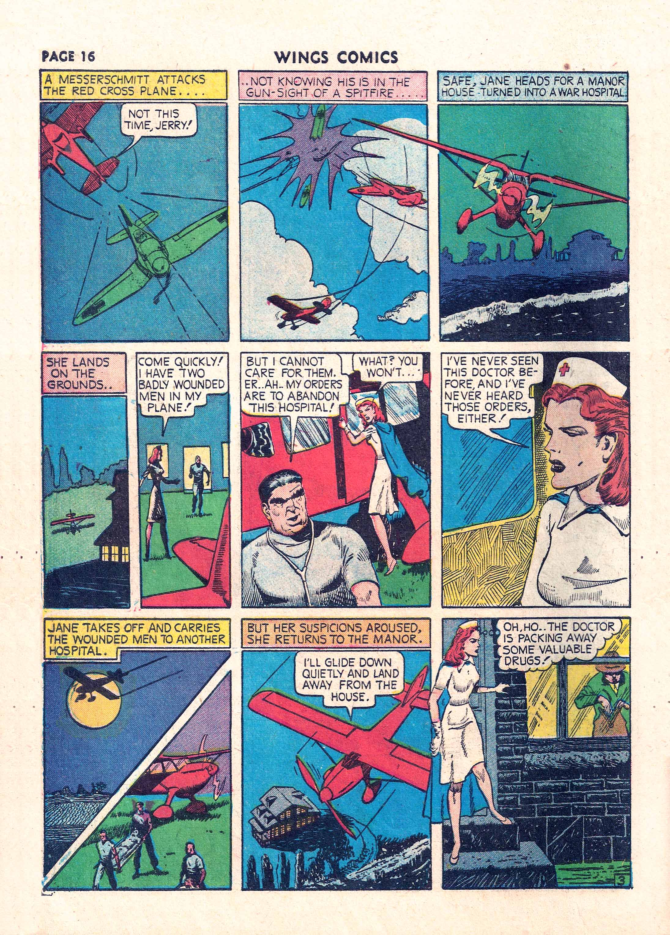 Read online Wings Comics comic -  Issue #9 - 18