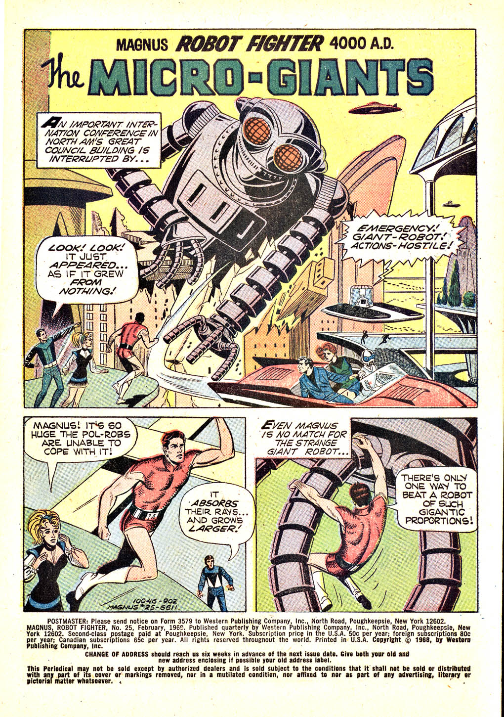 Read online Magnus, Robot Fighter 4000 AD comic -  Issue #25 - 2