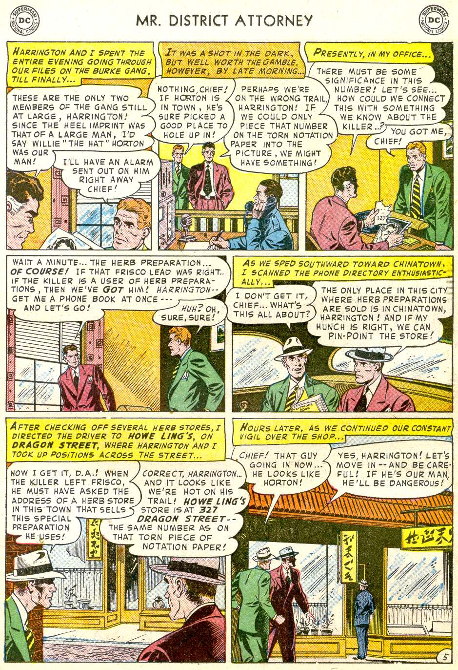 Read online Mr. District Attorney comic -  Issue #31 - 19