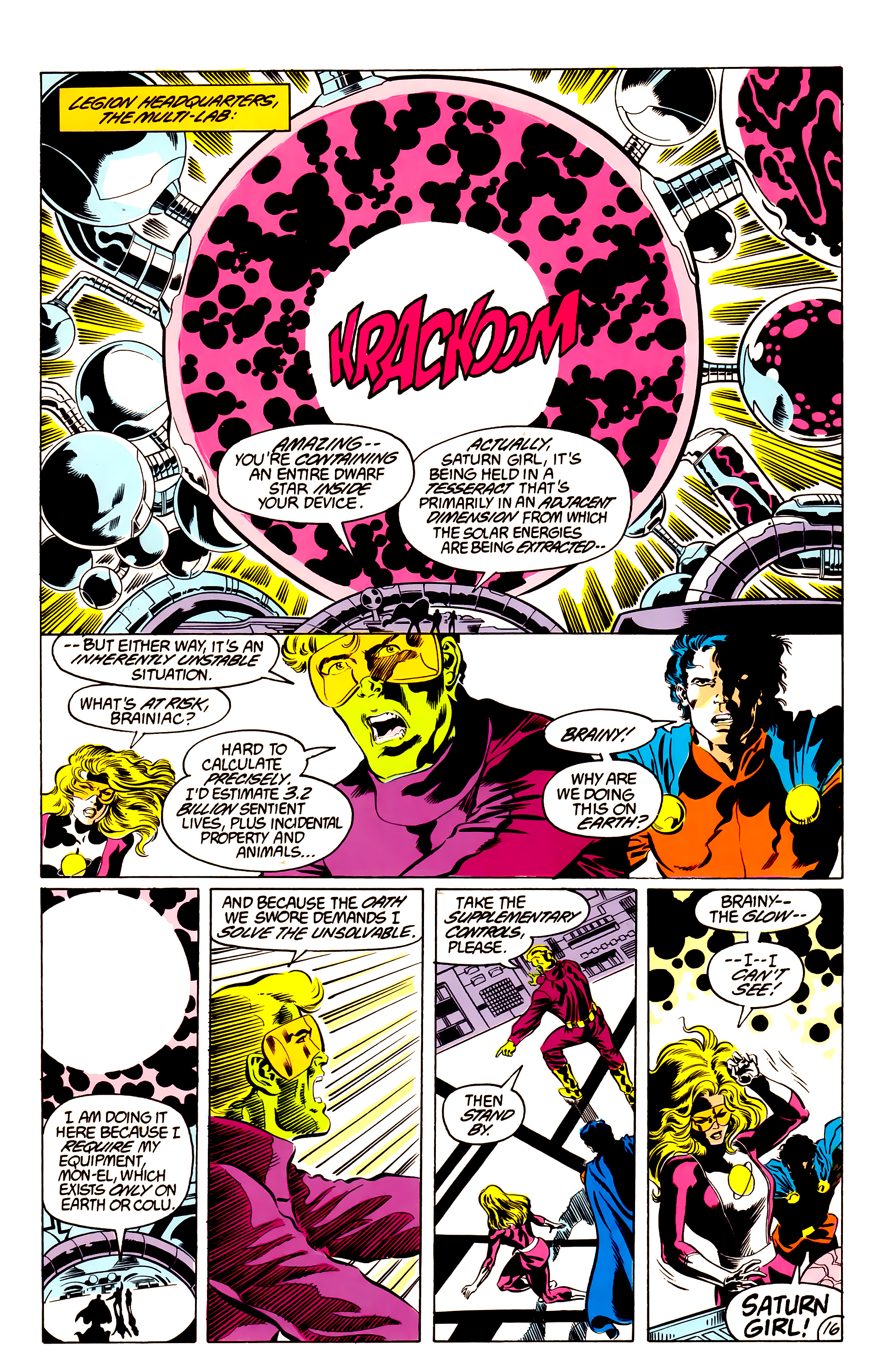 Read online Legion of Super-Heroes (1984) comic -  Issue #48 - 17