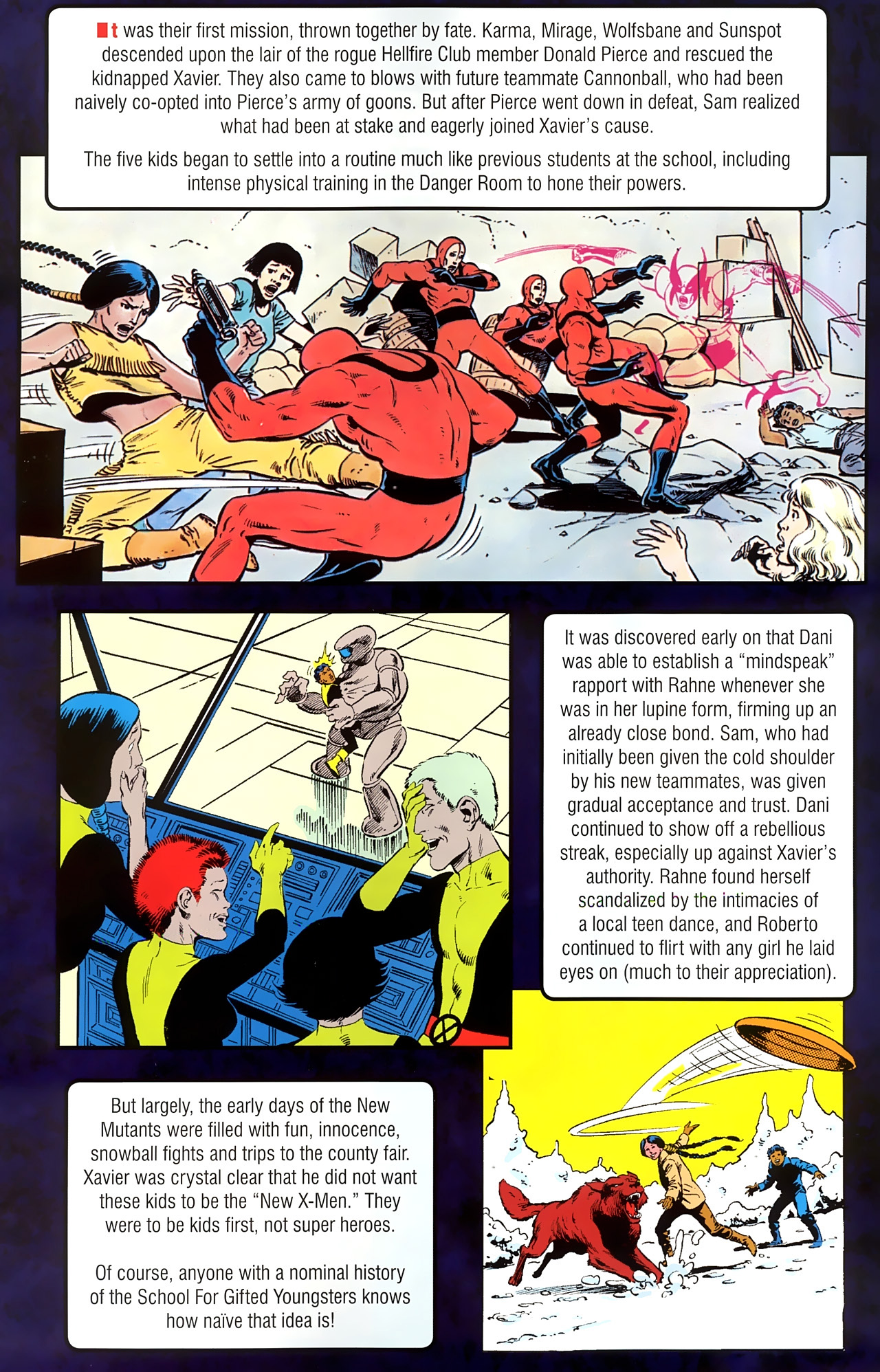 Read online New Mutants Saga comic -  Issue # Full - 5