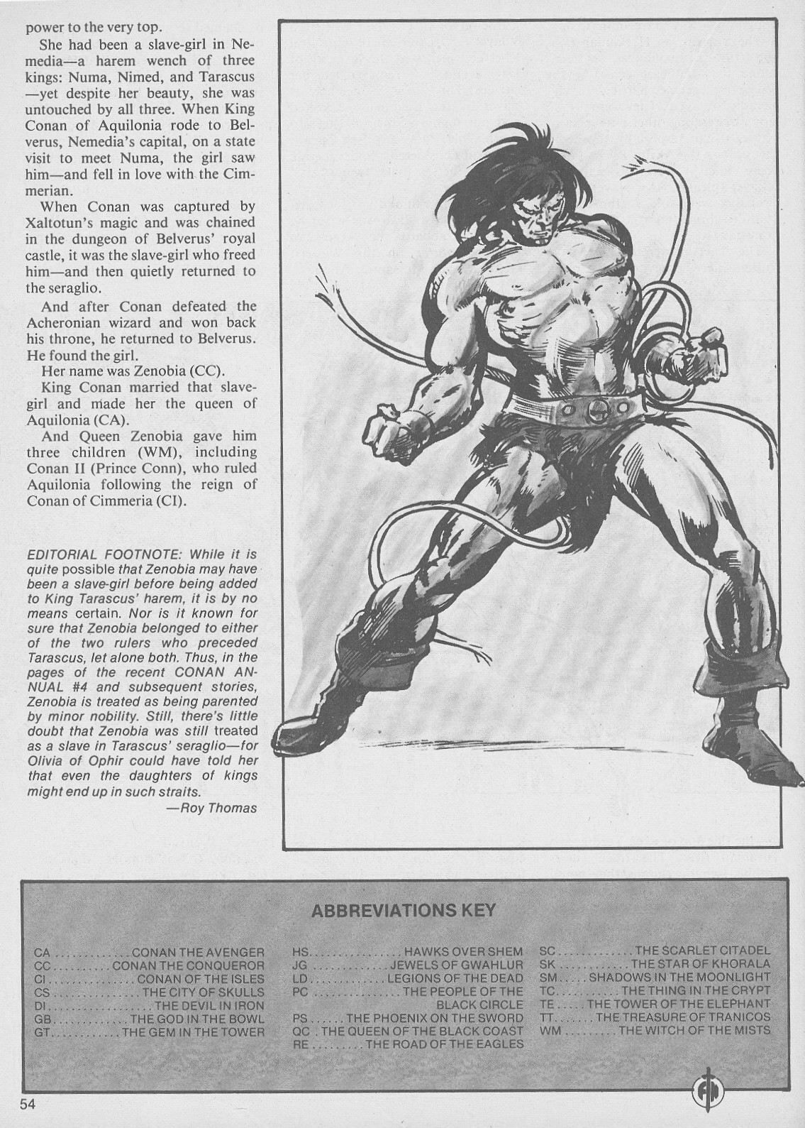 Read online The Savage Sword Of Conan comic -  Issue #49 - 54