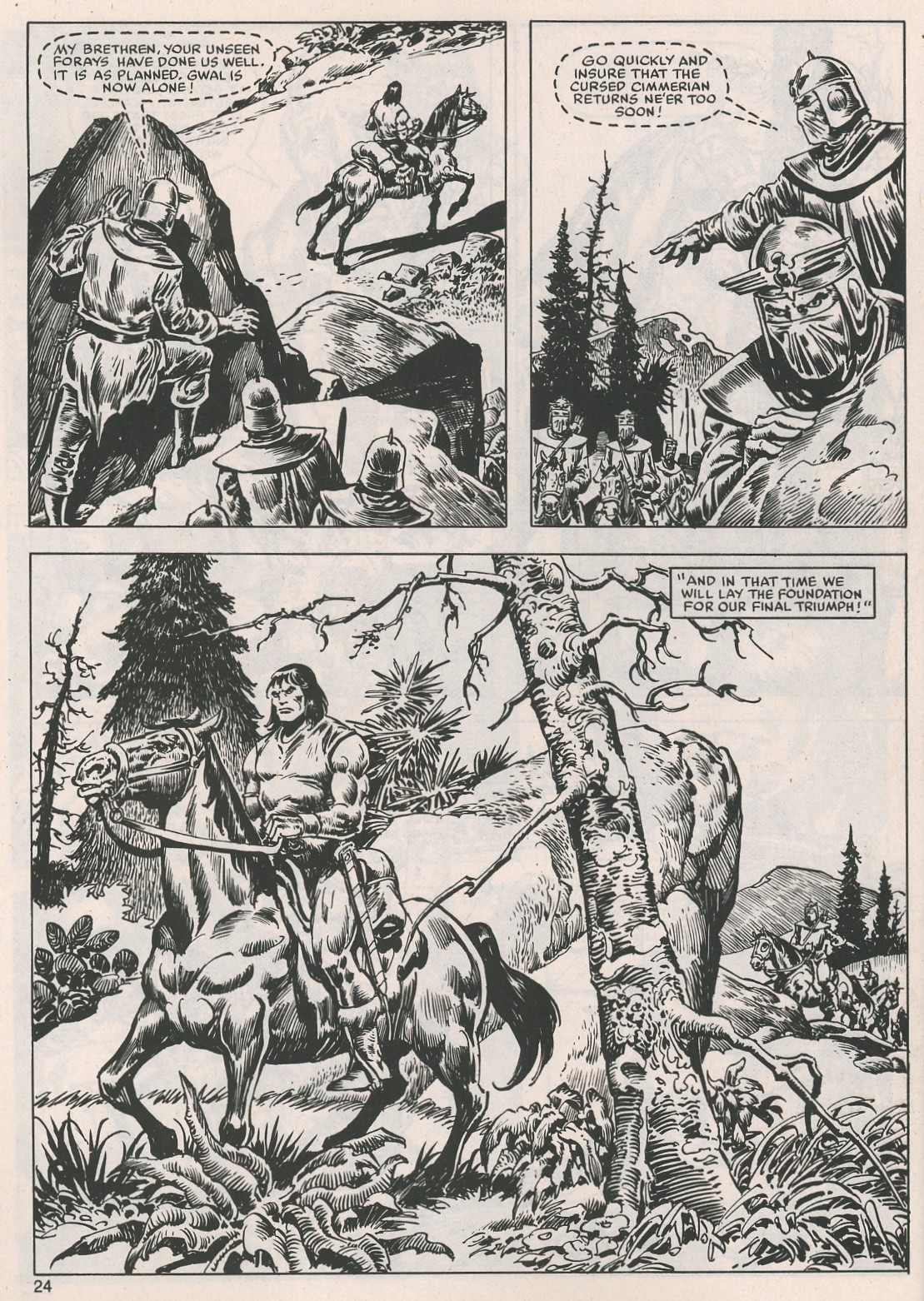 Read online The Savage Sword Of Conan comic -  Issue #116 - 24
