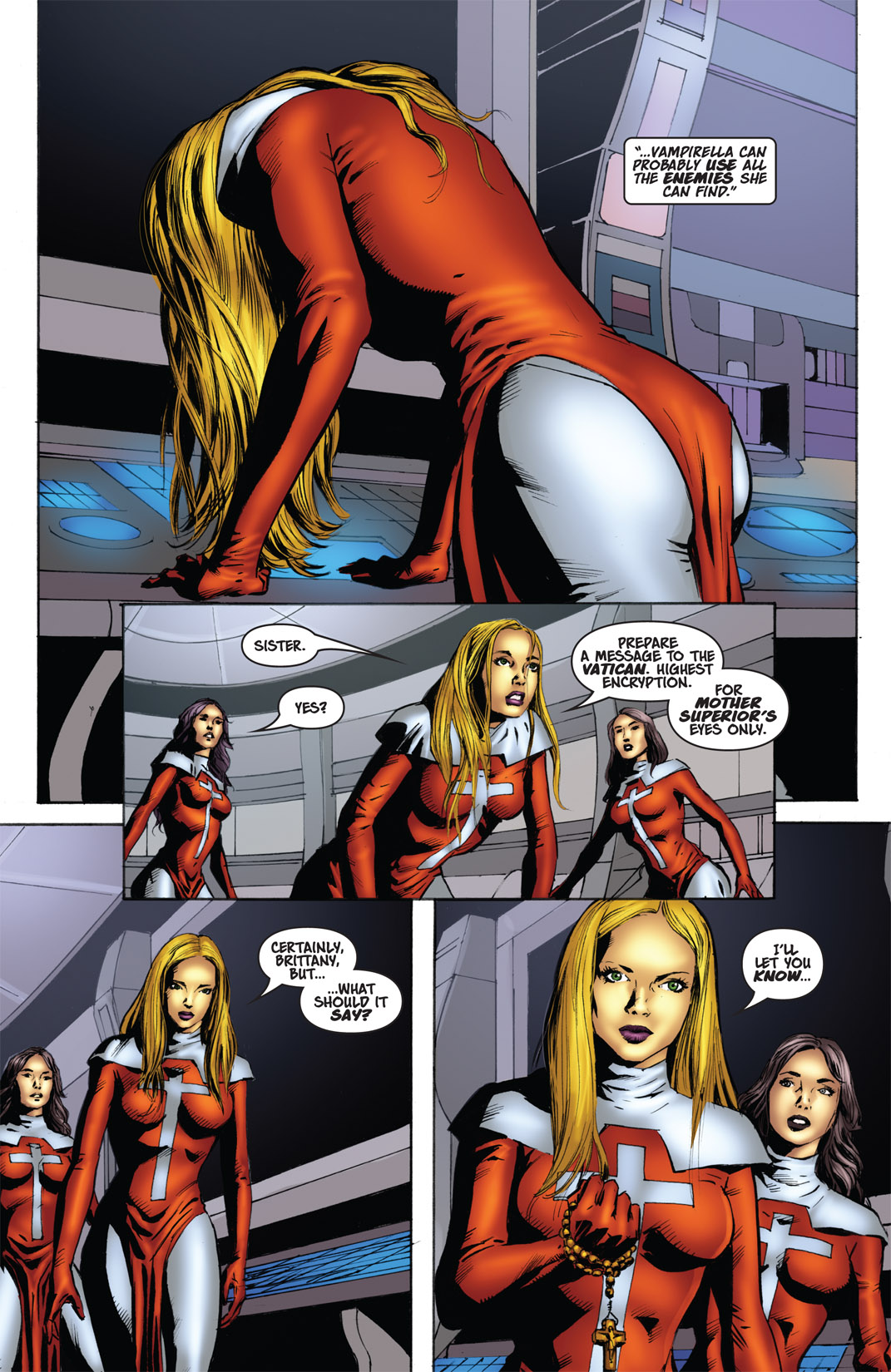 Read online Vampirella and the Scarlet Legion comic -  Issue # TPB - 78