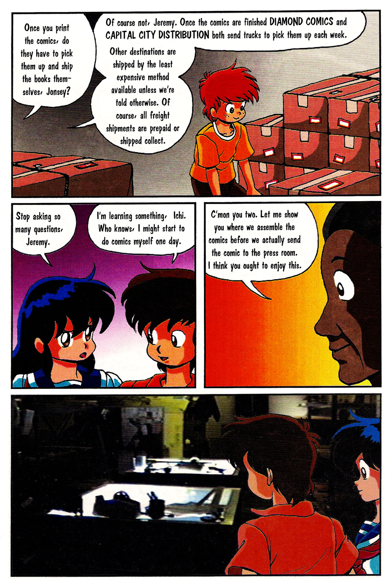 Read online Brenner Printing Presents Ninja High School Talks About Comic Book Printing comic -  Issue # Full - 11