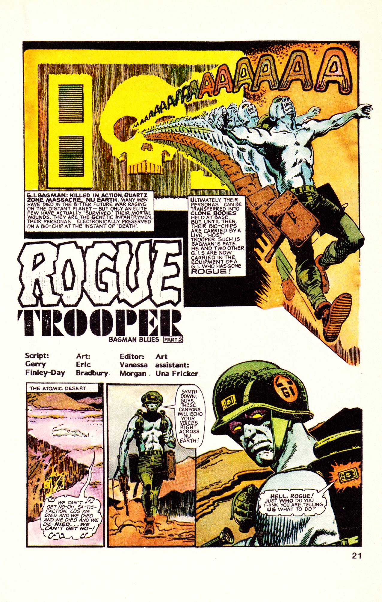 Read online Rogue Trooper (1986) comic -  Issue #5 - 21