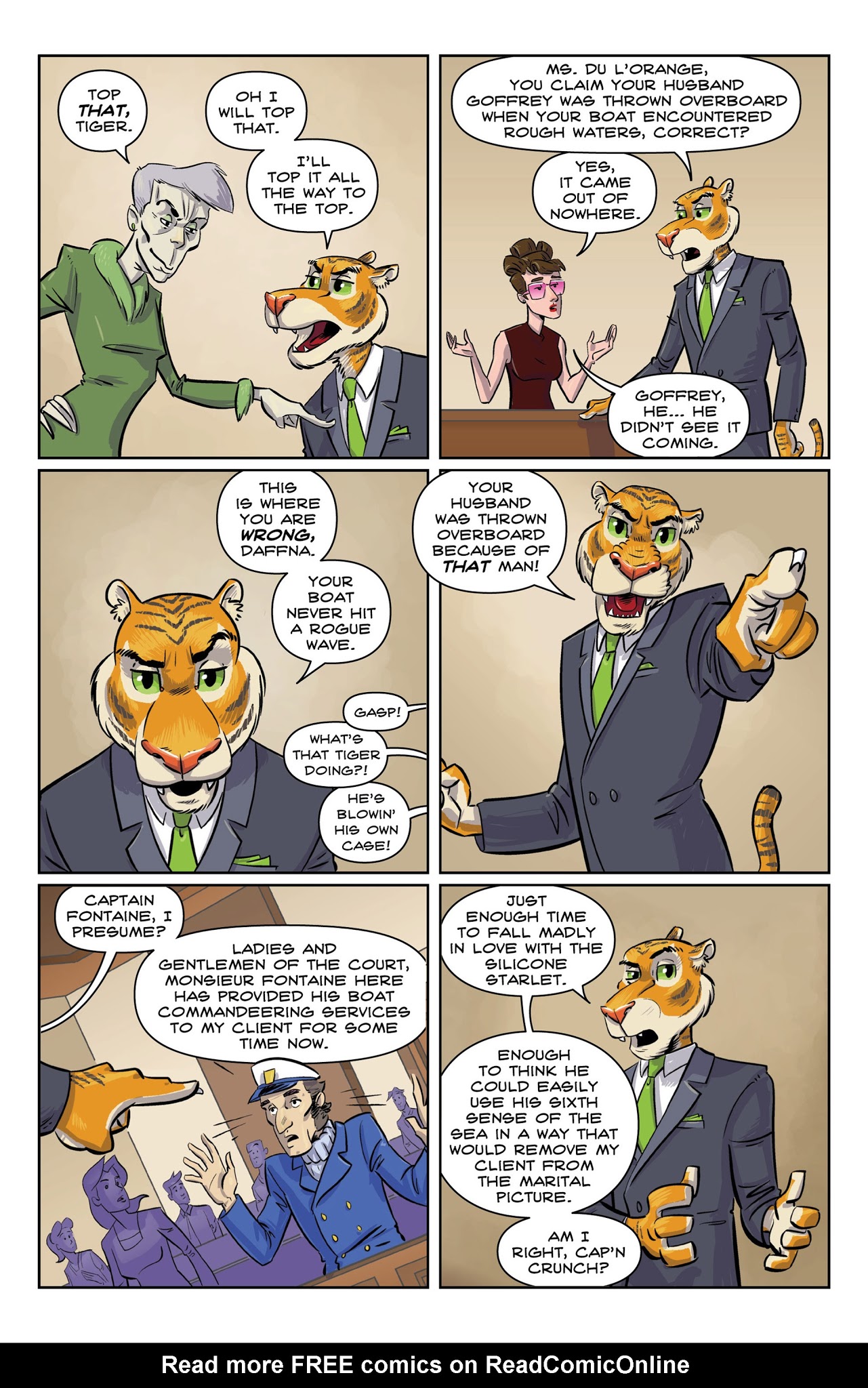 Read online Tiger Lawyer comic -  Issue #2 - 10