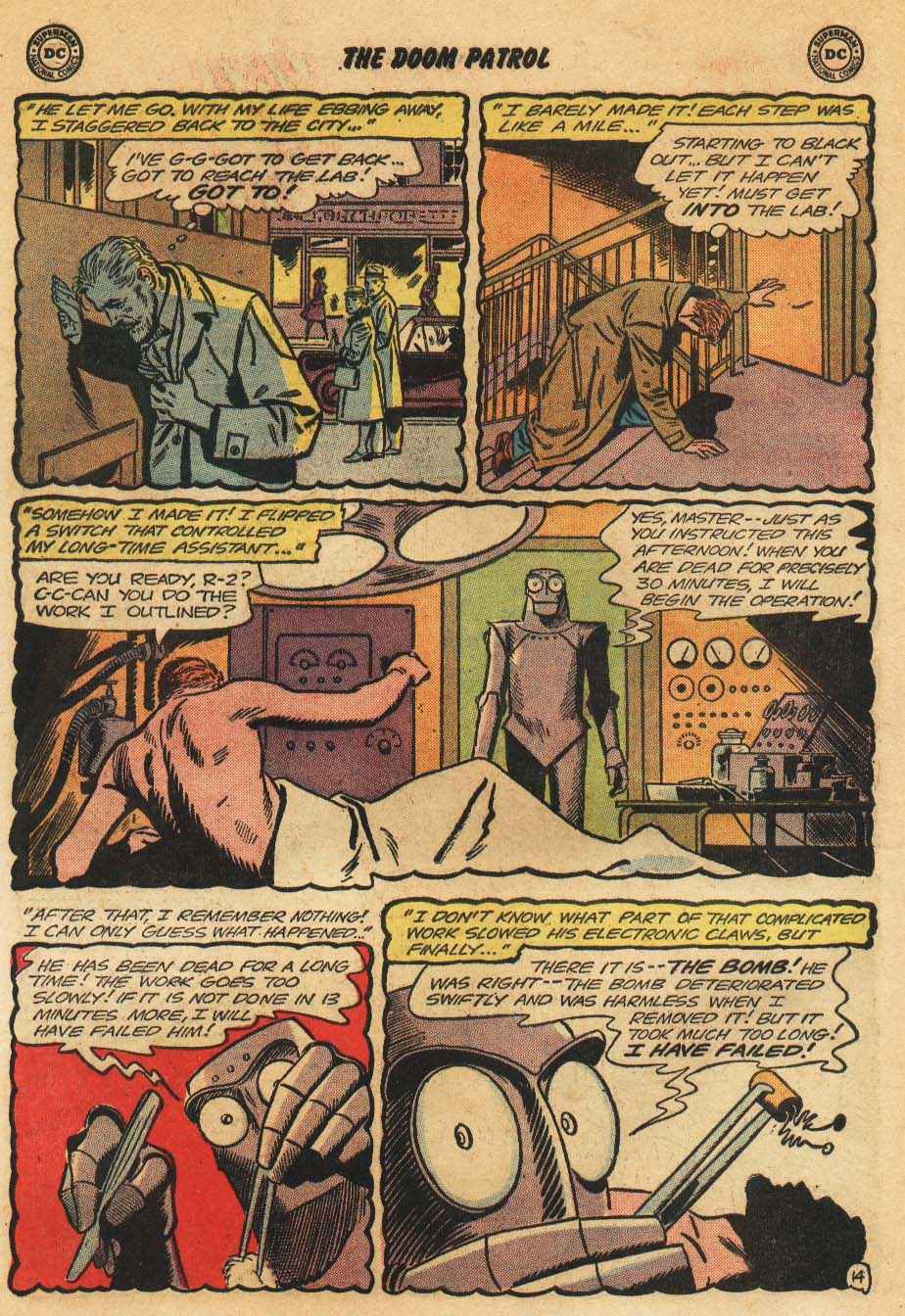 Read online Doom Patrol (1964) comic -  Issue #88 - 17
