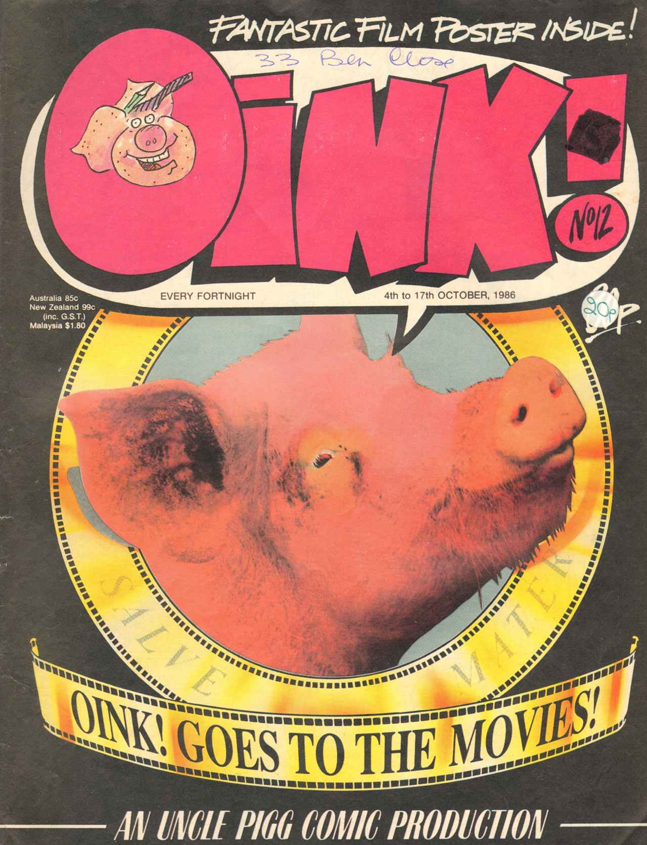 Read online Oink! comic -  Issue #12 - 1