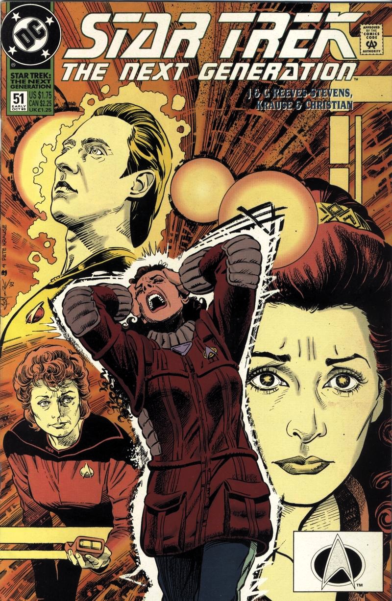 Read online Star Trek: The Next Generation (1989) comic -  Issue #51 - 1