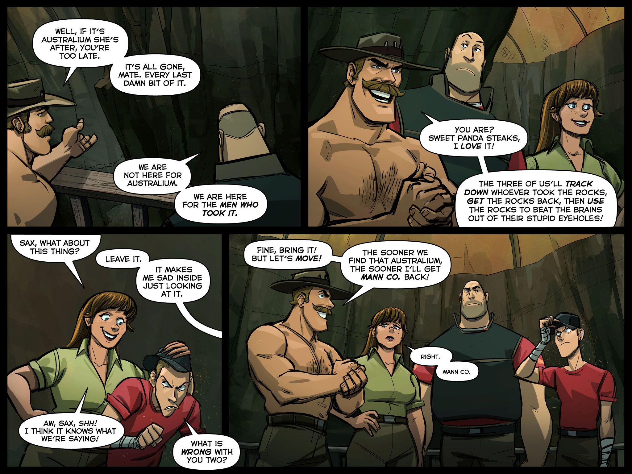 Read online Team Fortress 2 comic -  Issue #4 - 56