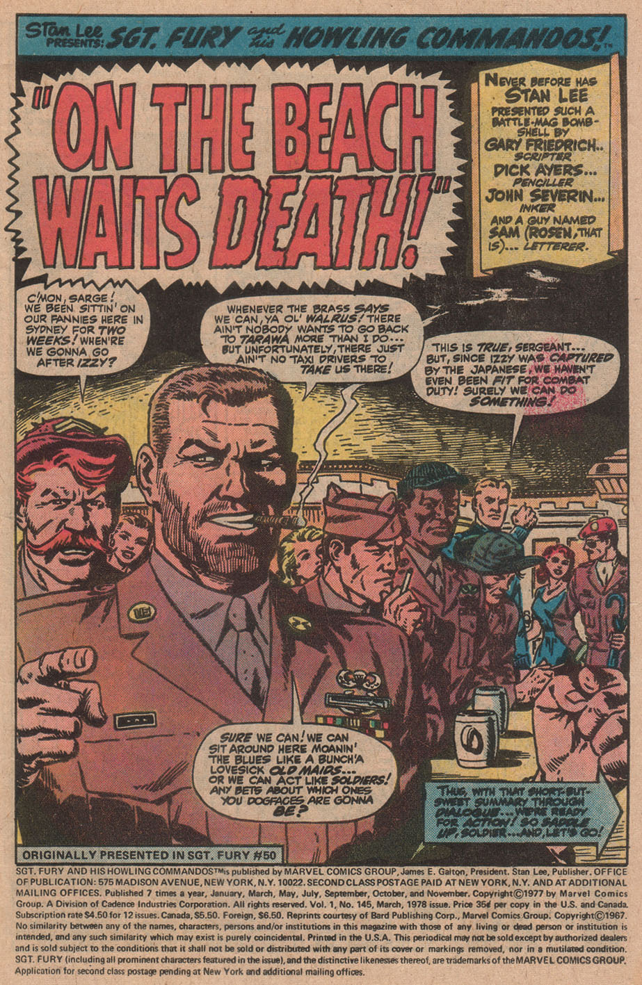 Read online Sgt. Fury comic -  Issue #145 - 3