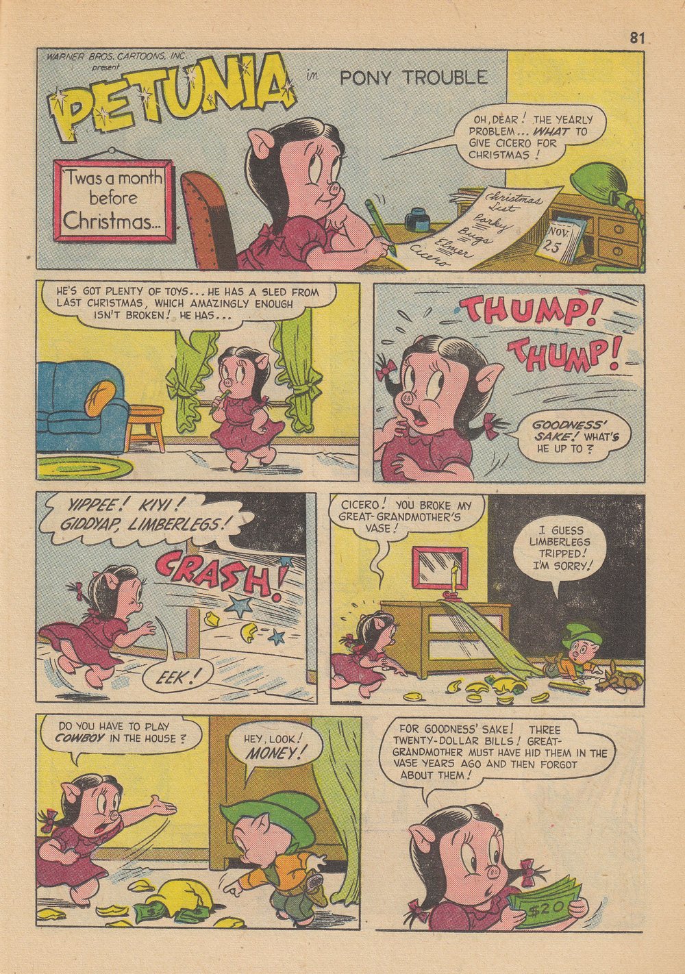 Read online Bugs Bunny's Christmas Funnies comic -  Issue # TPB 6 - 83