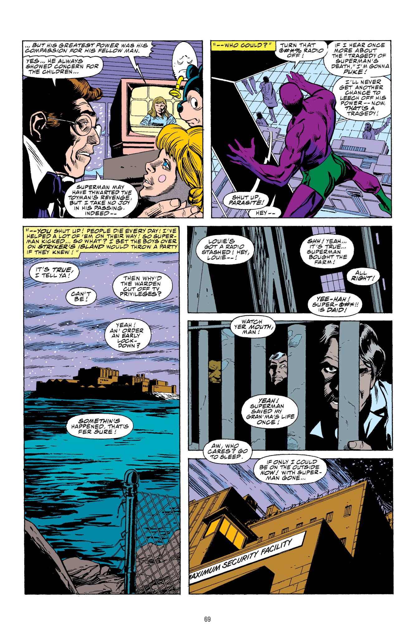 Read online Superman: Funeral For A Friend comic -  Issue # TPB - 64