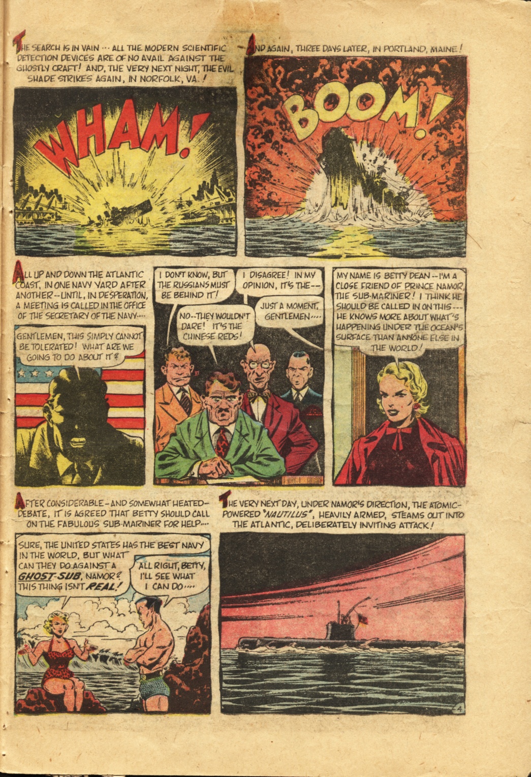 Read online Sub-Mariner Comics comic -  Issue #41 - 16