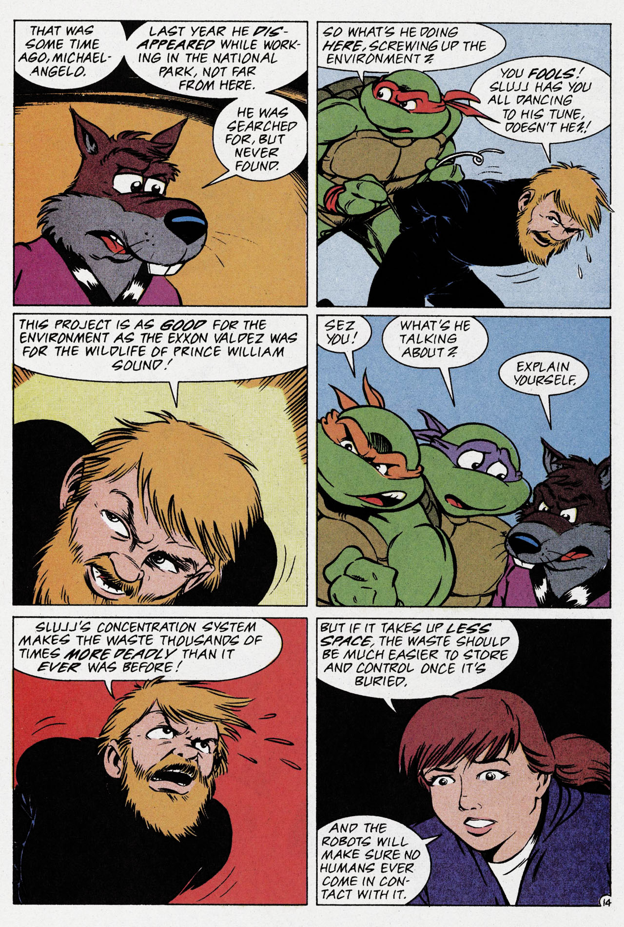 Read online Teenage Mutant Ninja Turtles Adventures (1989) comic -  Issue # _Special 1 - 16