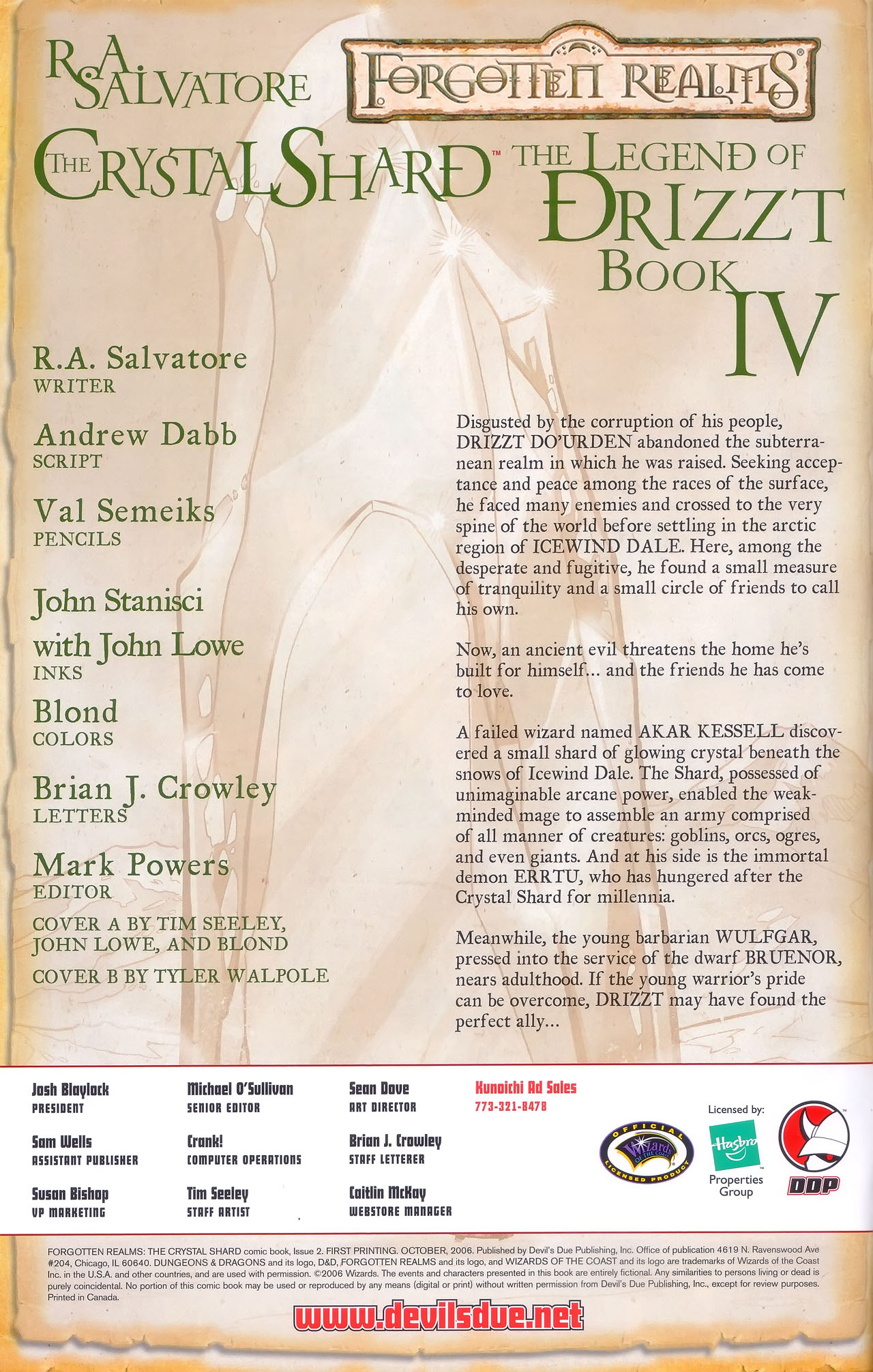 Read online Forgotten Realms: The Crystal Shard comic -  Issue #2 - 2