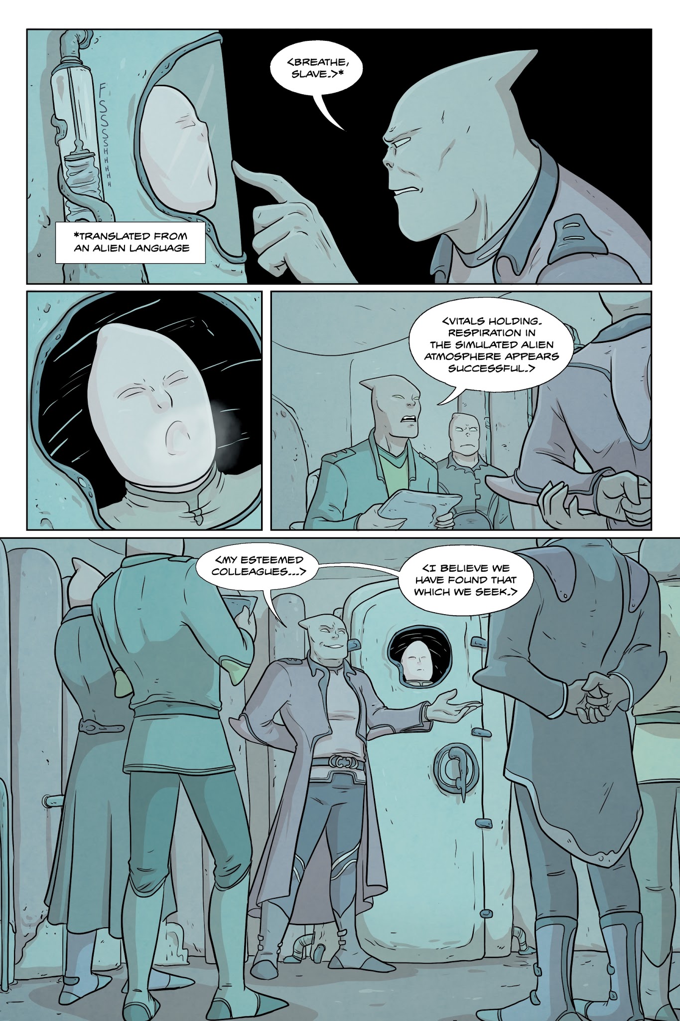 Read online Lifeformed: Cleo Makes Contact comic -  Issue # TPB - 10