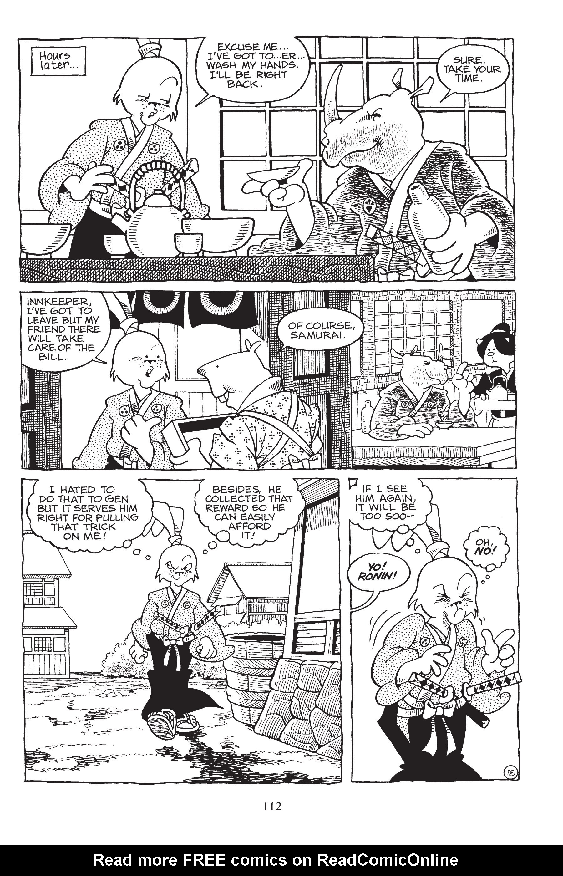 Read online Usagi Yojimbo (1987) comic -  Issue # _TPB 3 - 108