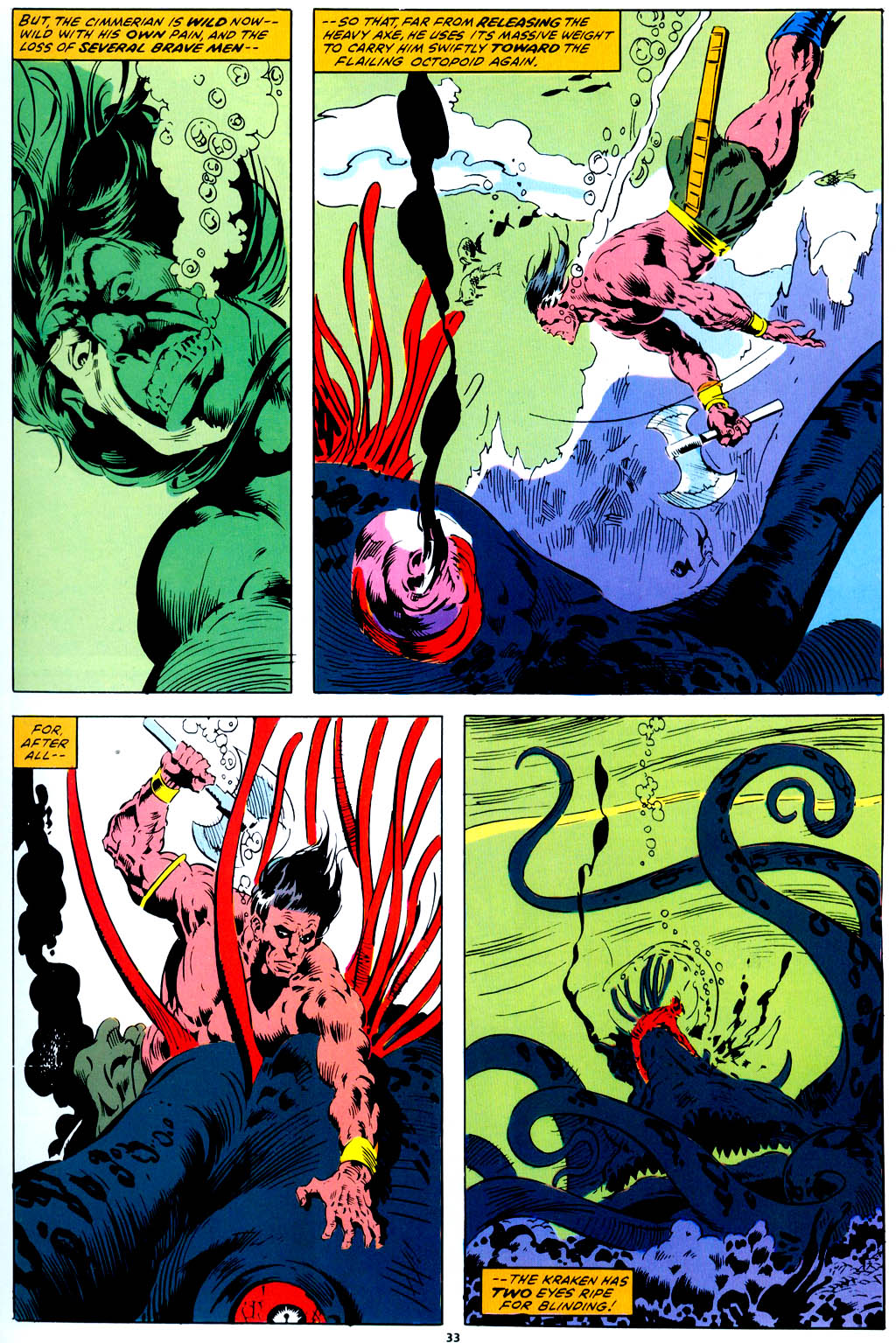 Read online Marvel Graphic Novel comic -  Issue #42 - Conan of the Isles - 34