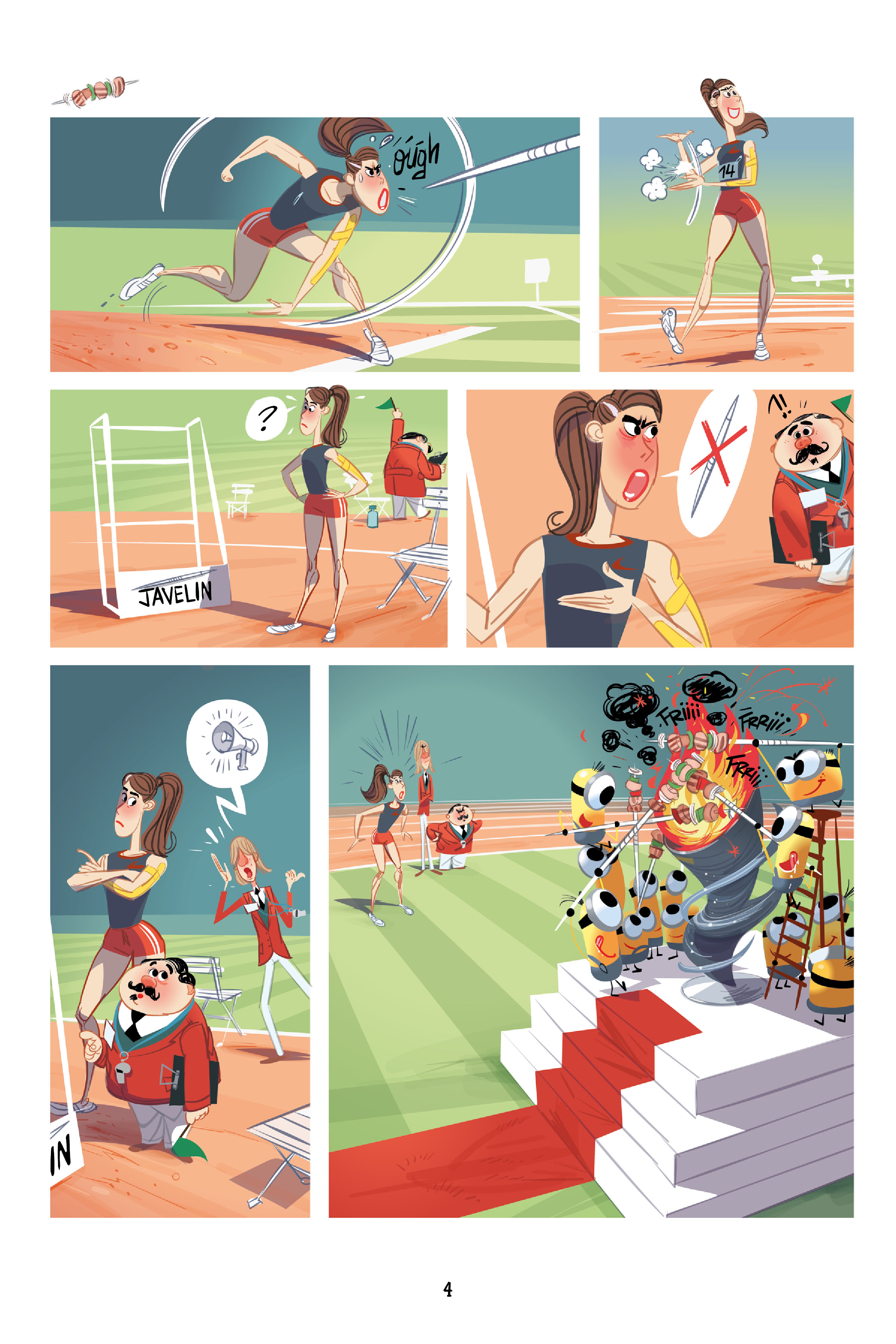 Read online Minions: Super Banana Games! comic -  Issue # Full - 6