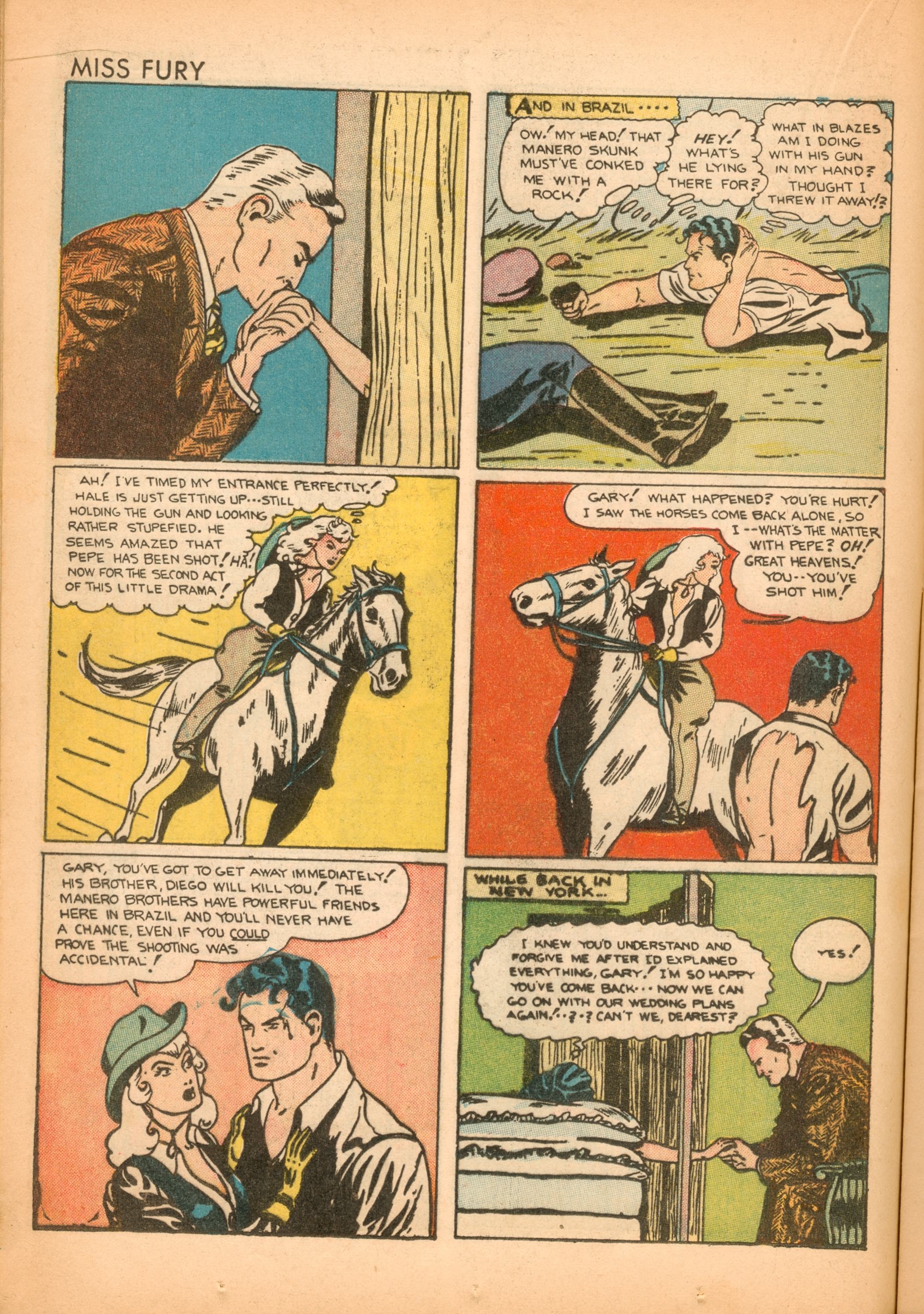 Read online Miss Fury (1942) comic -  Issue #2 - 24