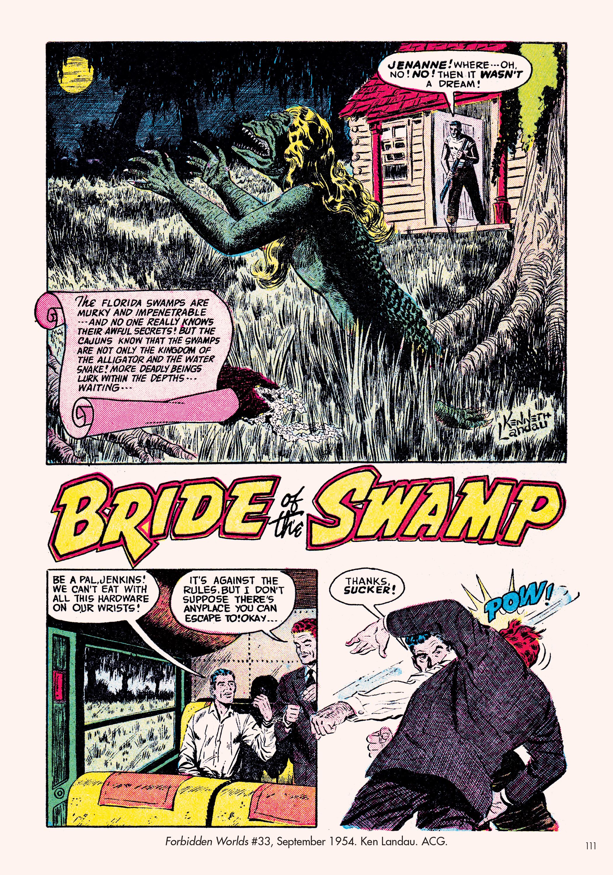 Read online Classic Monsters of Pre-Code Horror Comics: Swamp Monsters comic -  Issue # TPB - 111