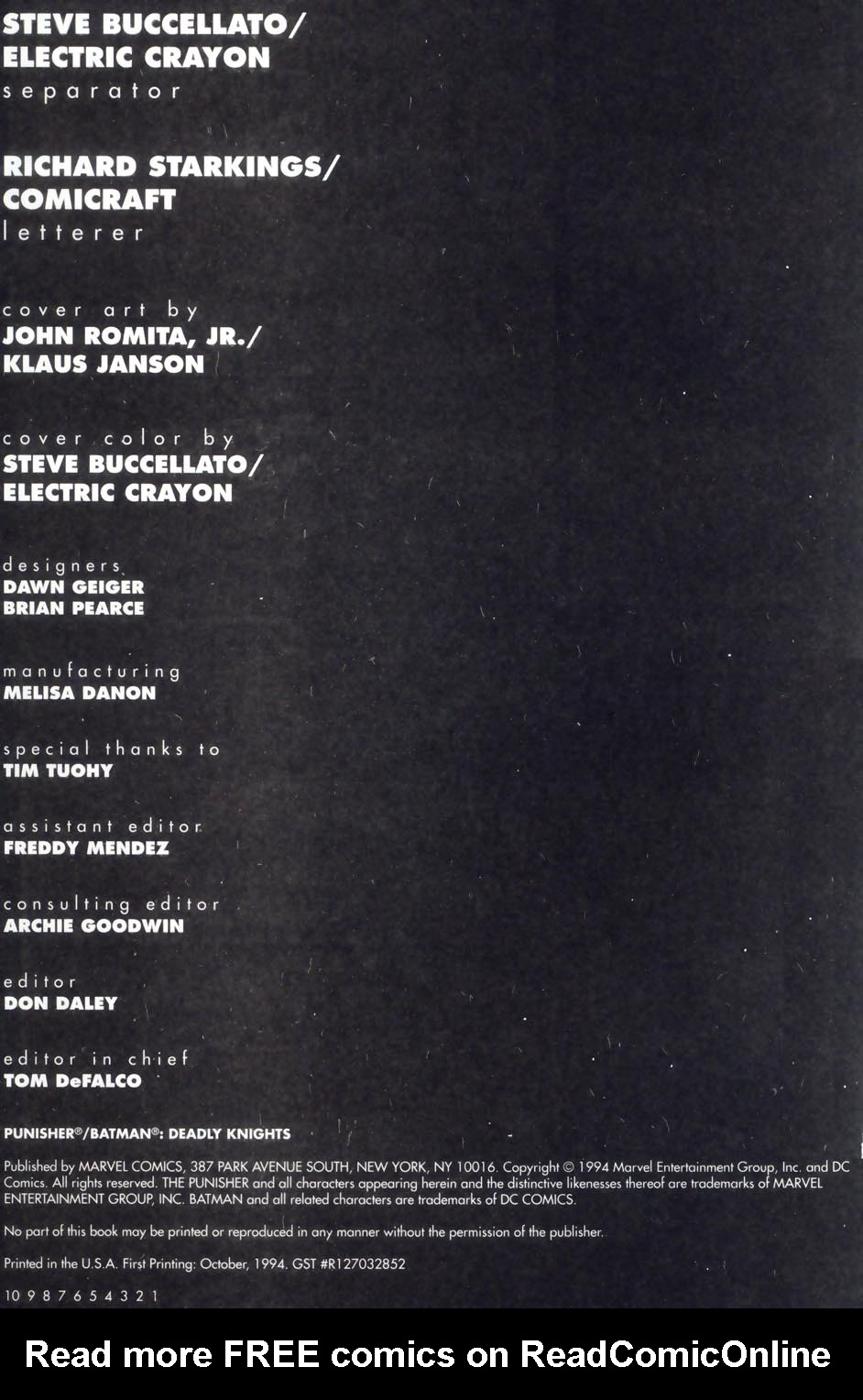 Read online Punisher/Batman: Deadly Knights comic -  Issue # Full - 4