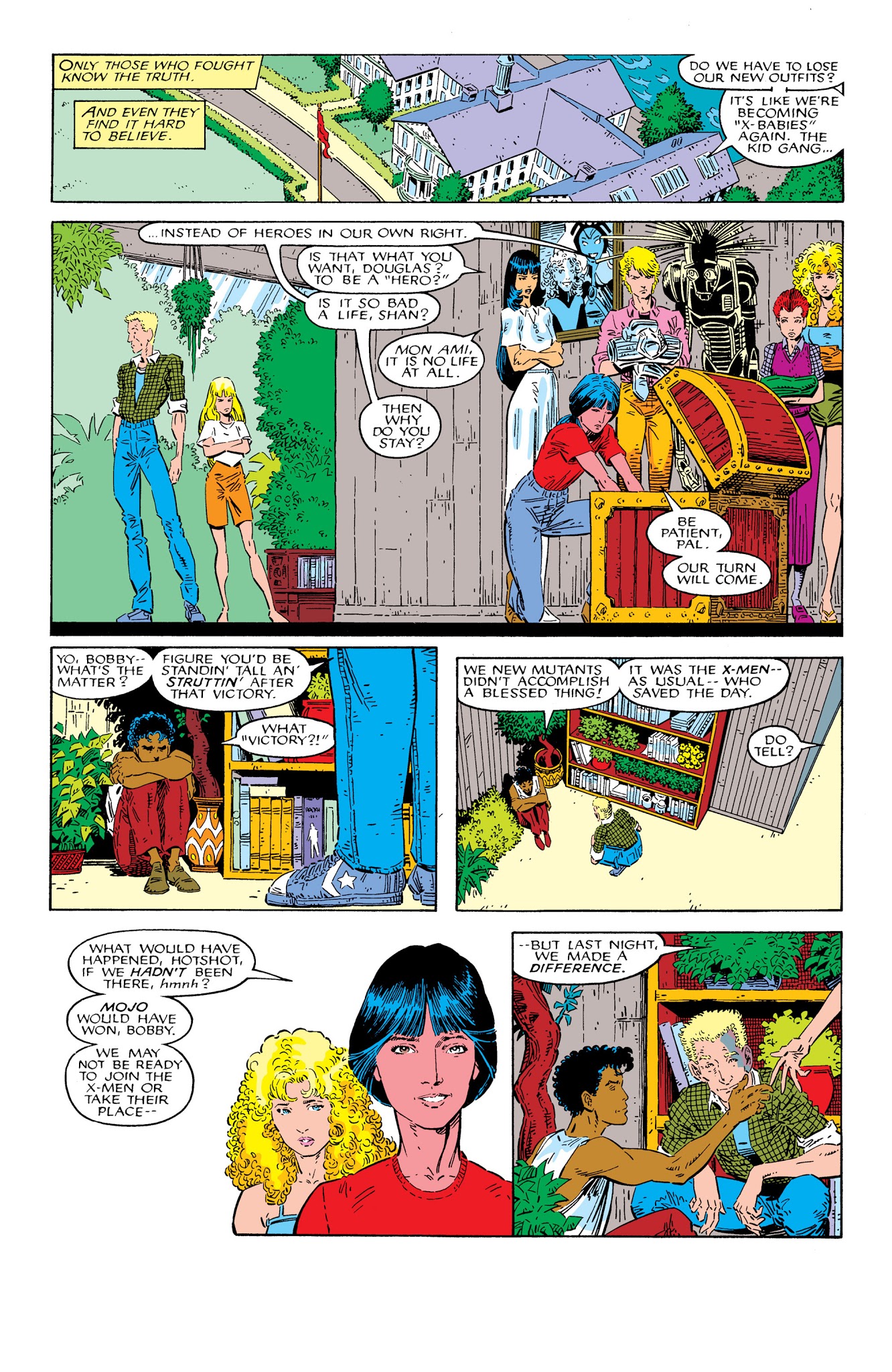 Read online New Mutants Classic comic -  Issue # TPB 6 - 185