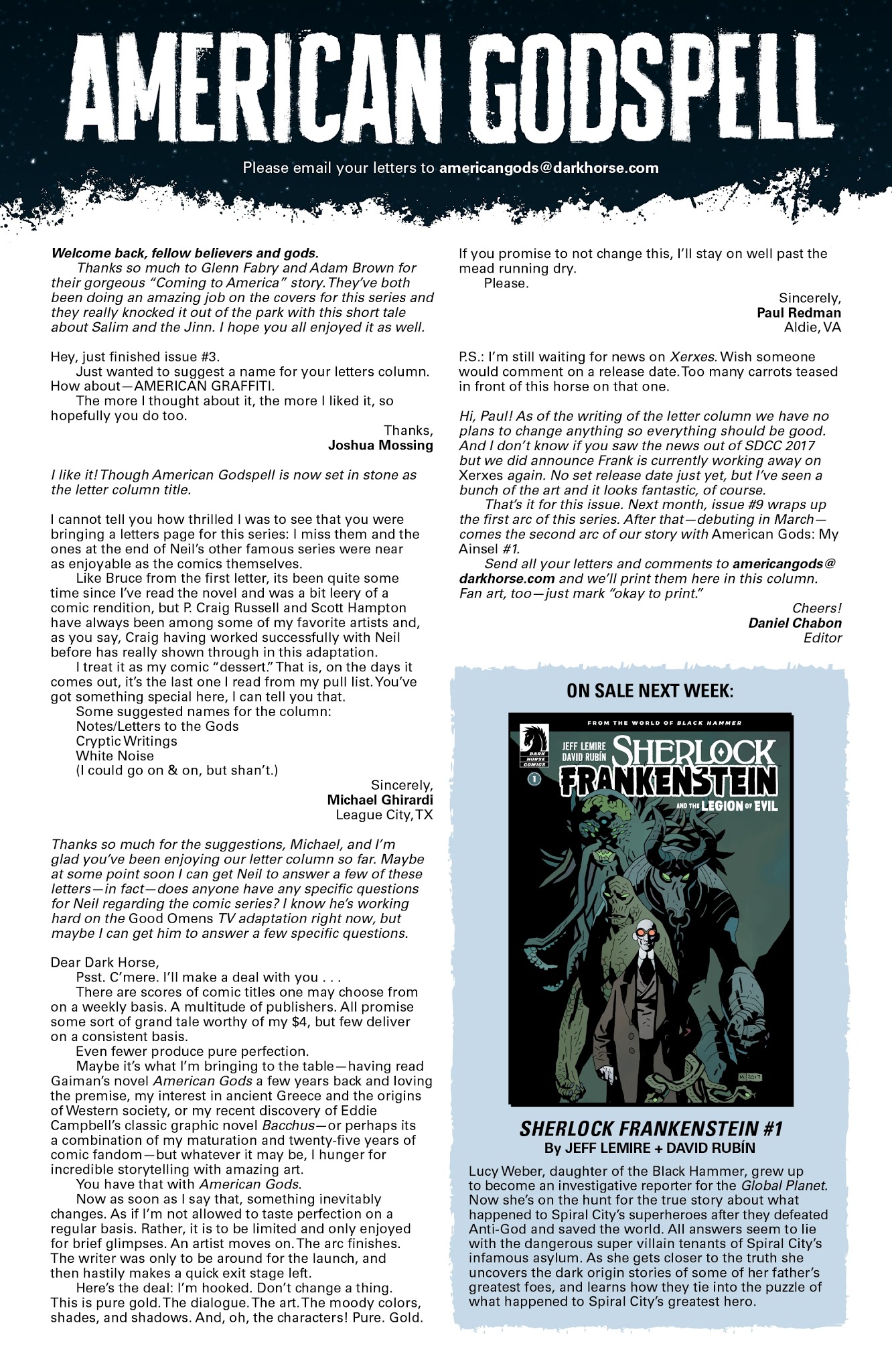 Read online American Gods: Shadows comic -  Issue #8 - 26