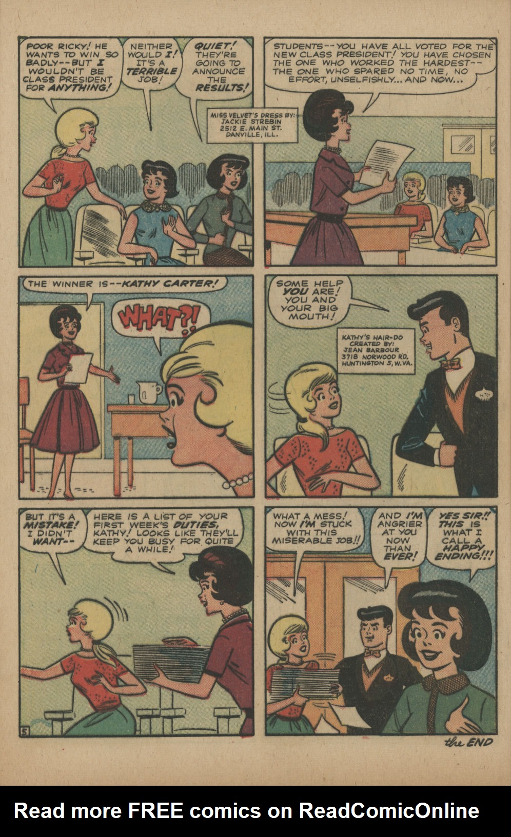 Read online Kathy (1959) comic -  Issue #17 - 32