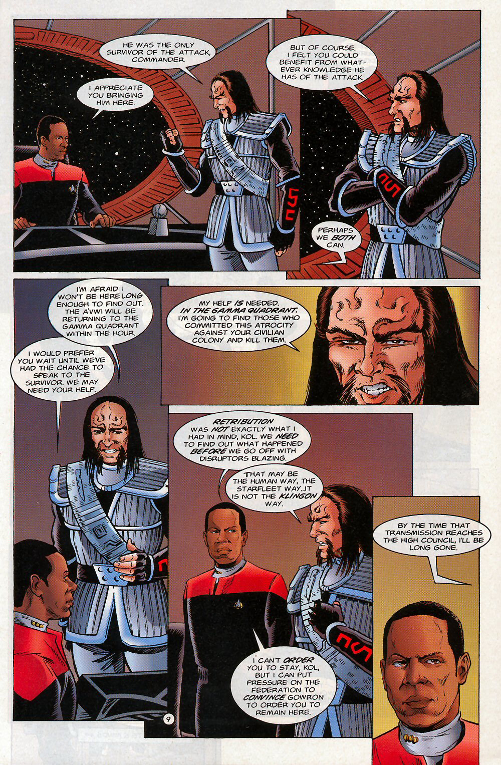 Read online Star Trek: Deep Space Nine - Lightstorm comic -  Issue # Full - 9