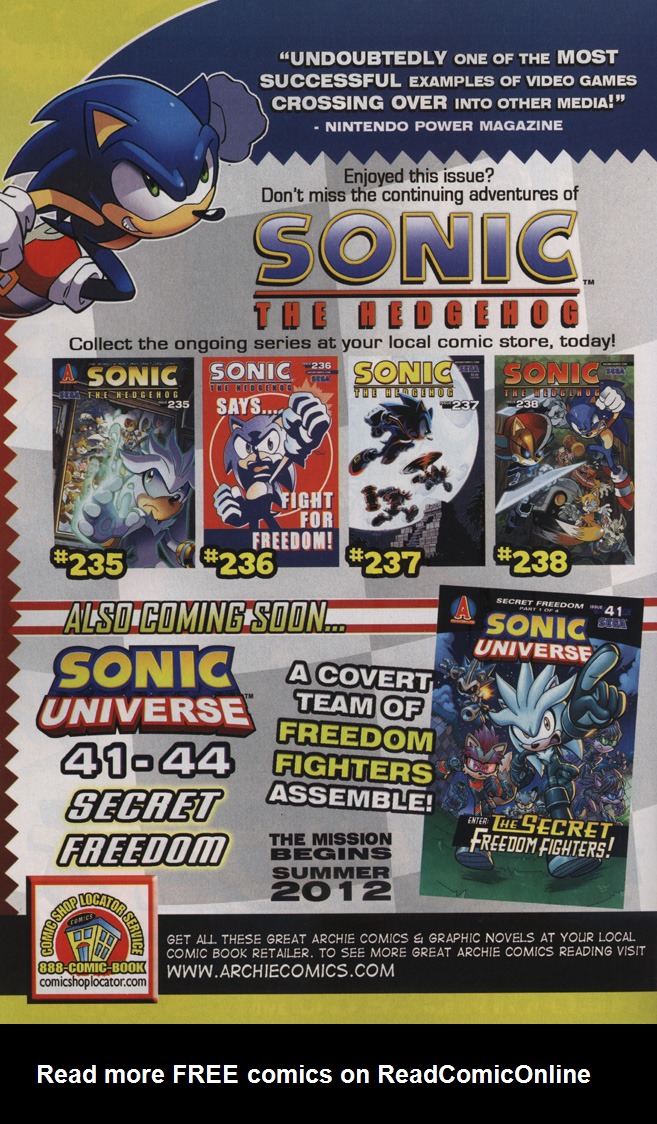 Read online Sonic the Hedgehog Free Comic Book Day Edition comic -  Issue # Special 6 - 34