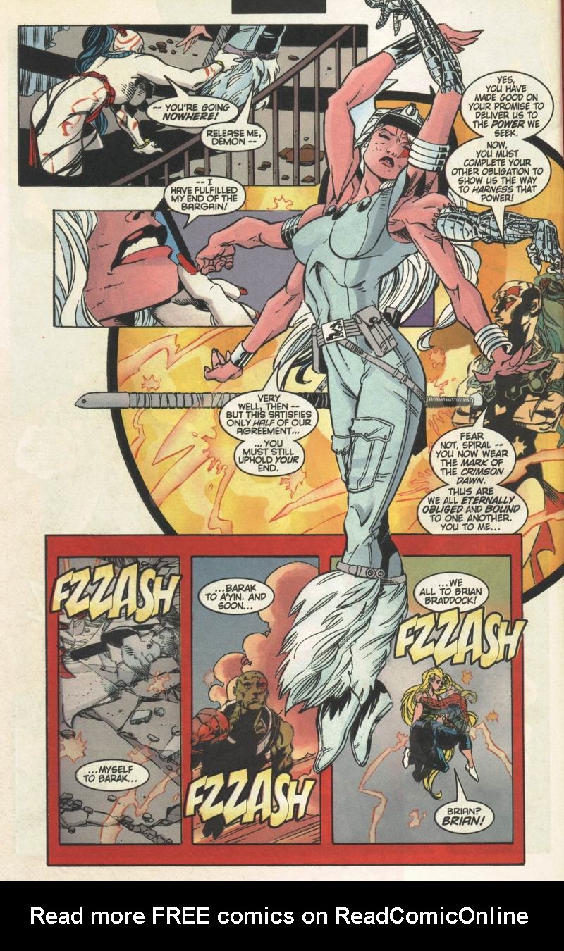 Read online Excalibur (1988) comic -  Issue #108 - 21