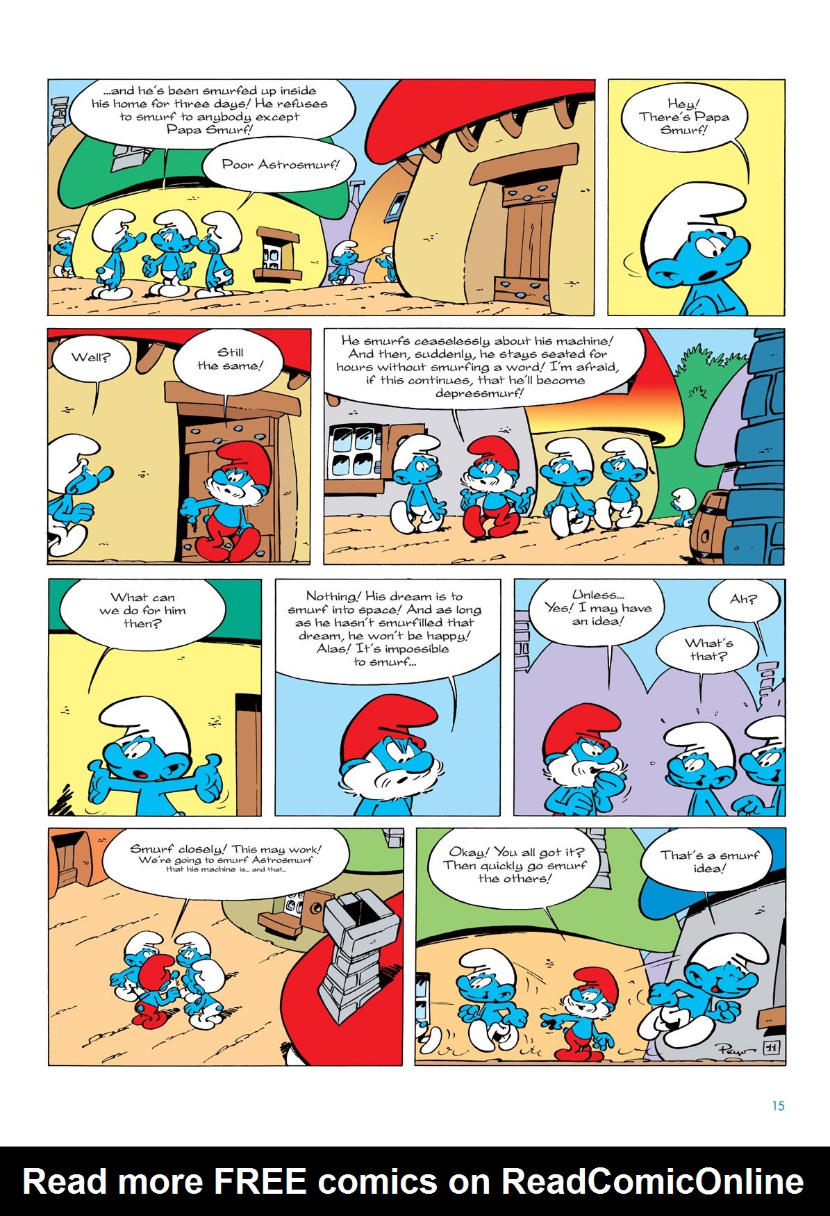 Read online The Smurfs comic -  Issue #7 - 15