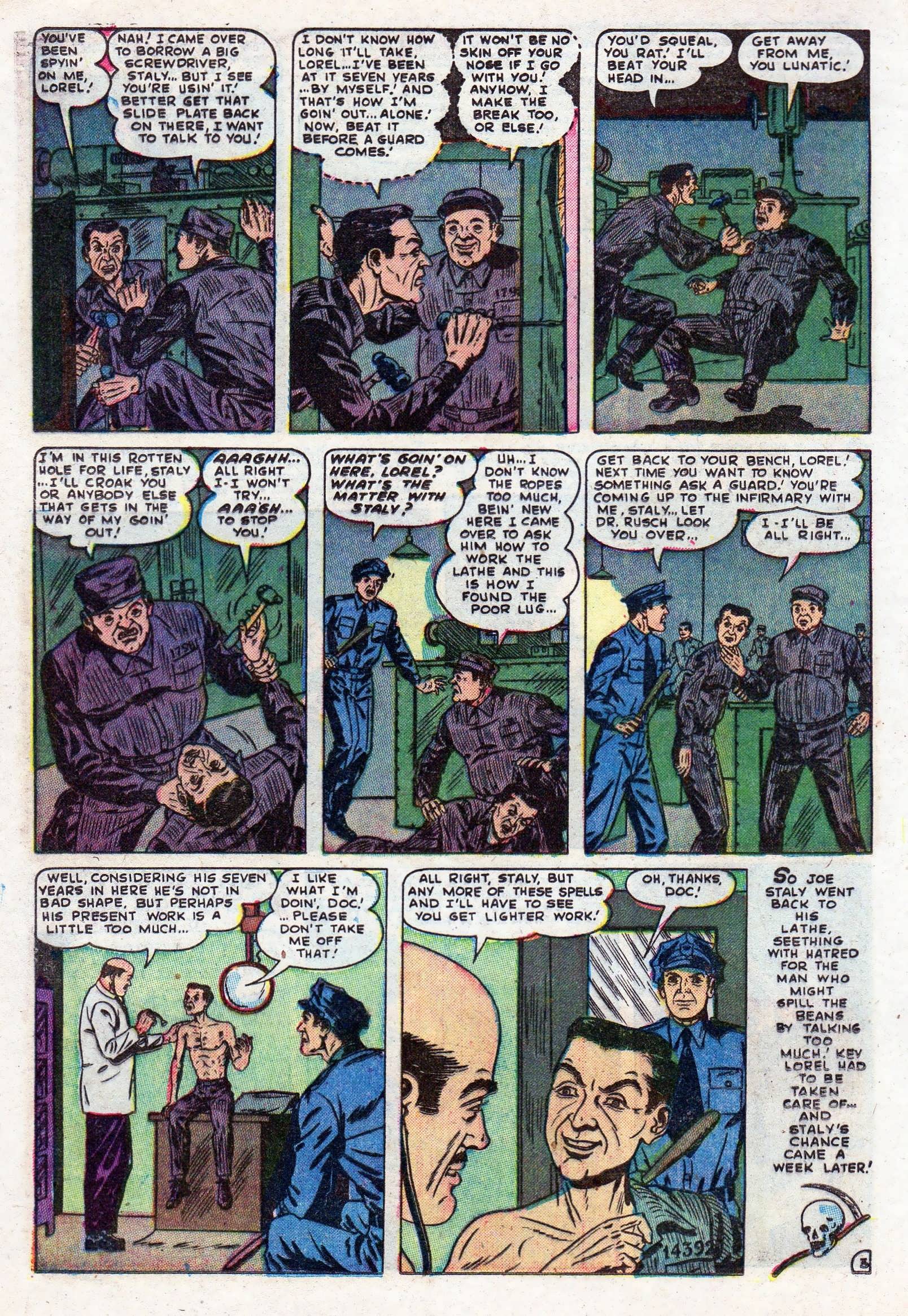 Read online Crime Cases Comics (1951) comic -  Issue #11 - 12