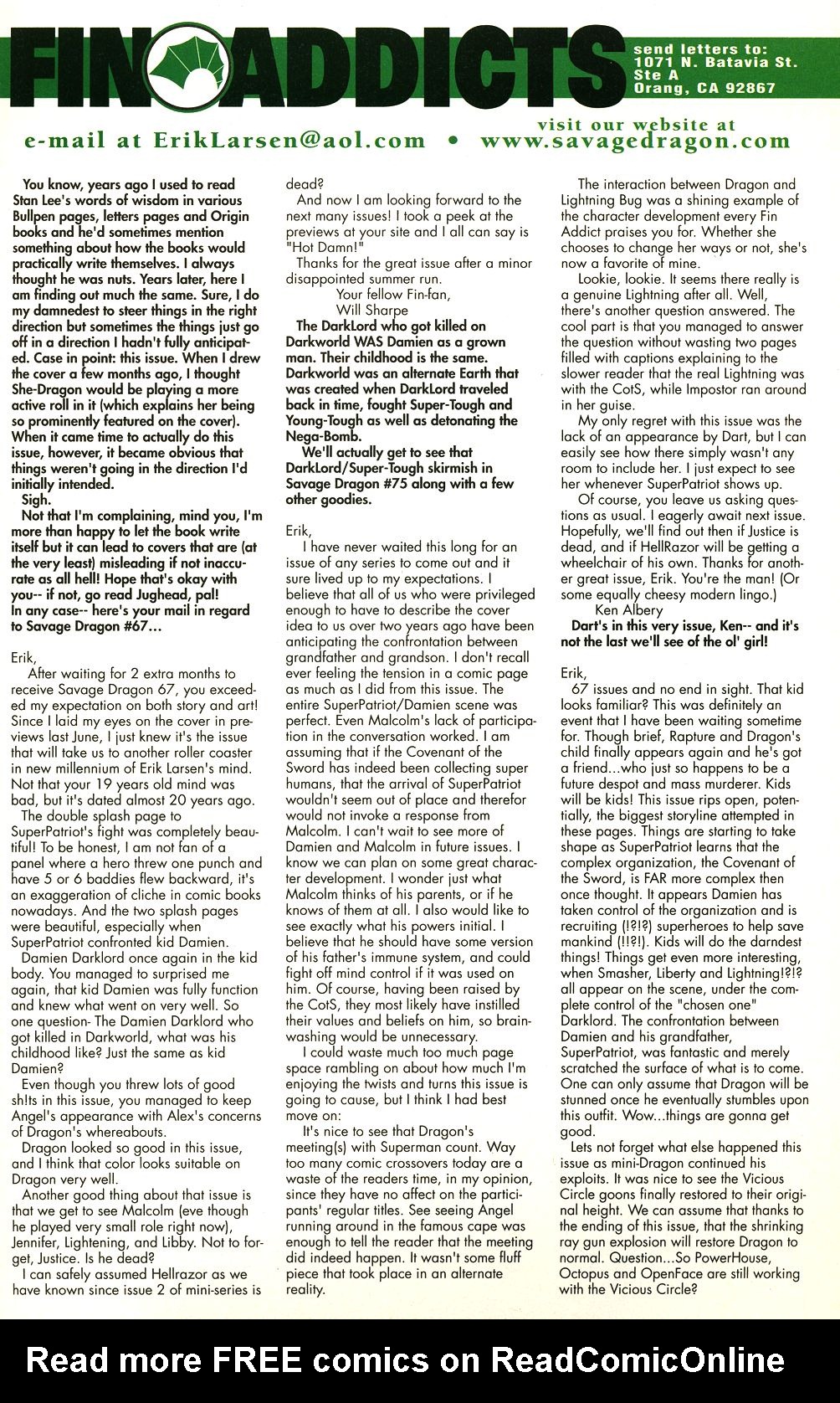 Read online The Savage Dragon (1993) comic -  Issue #69 - 23