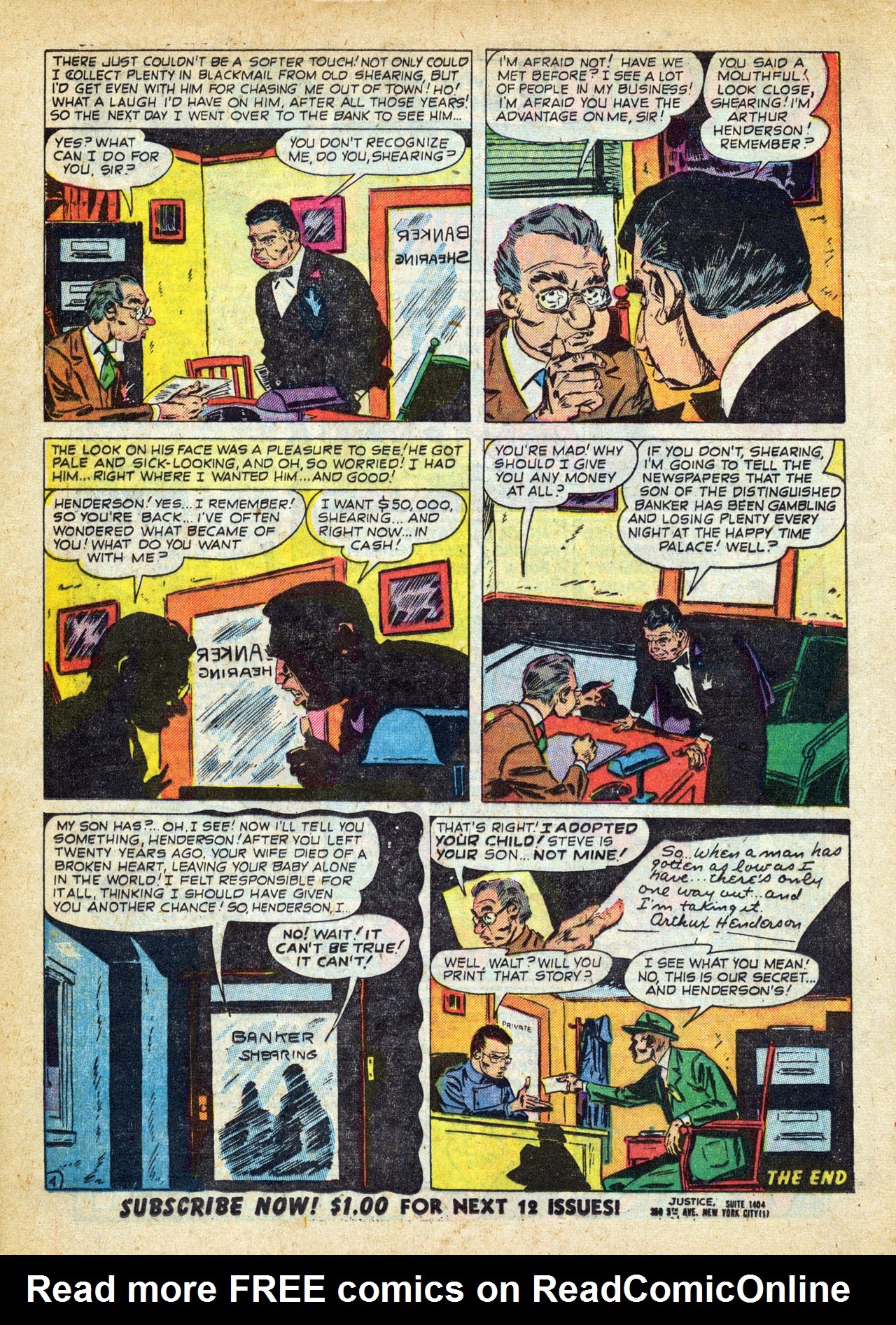 Read online Justice (1947) comic -  Issue #22 - 16